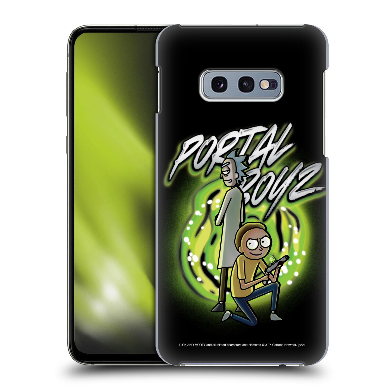 Obal na mobil Samsung Galaxy S10e - HEAD CASE - Rick a Morty - Portal Boyz