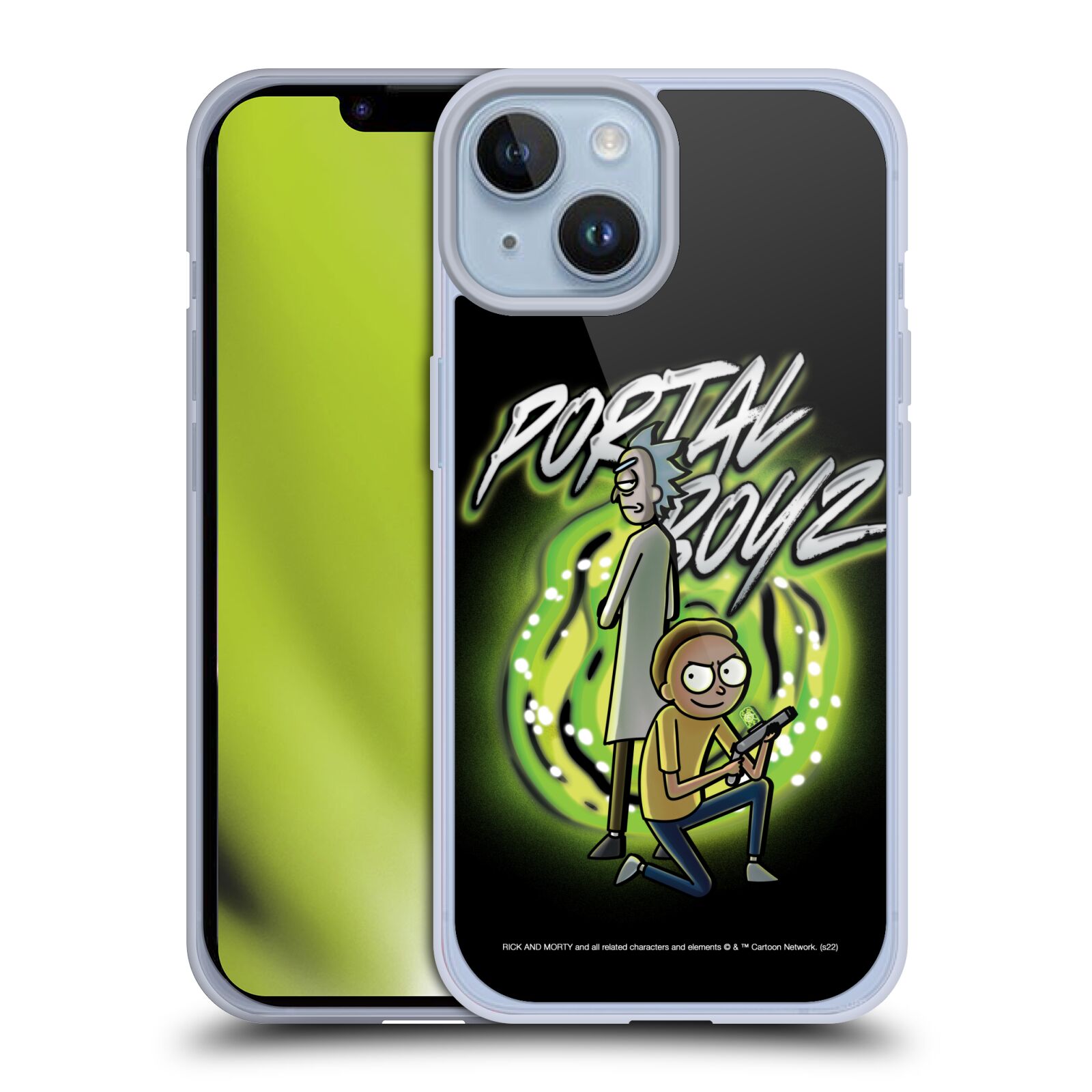 Obal na mobil Apple Iphone 14 - HEAD CASE - Rick a Morty - Portal Boyz
