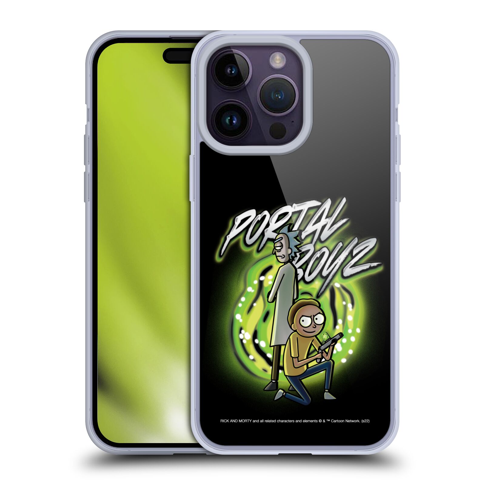 Obal na mobil Apple Iphone 14 PRO MAX - HEAD CASE - Rick a Morty - Portal Boyz