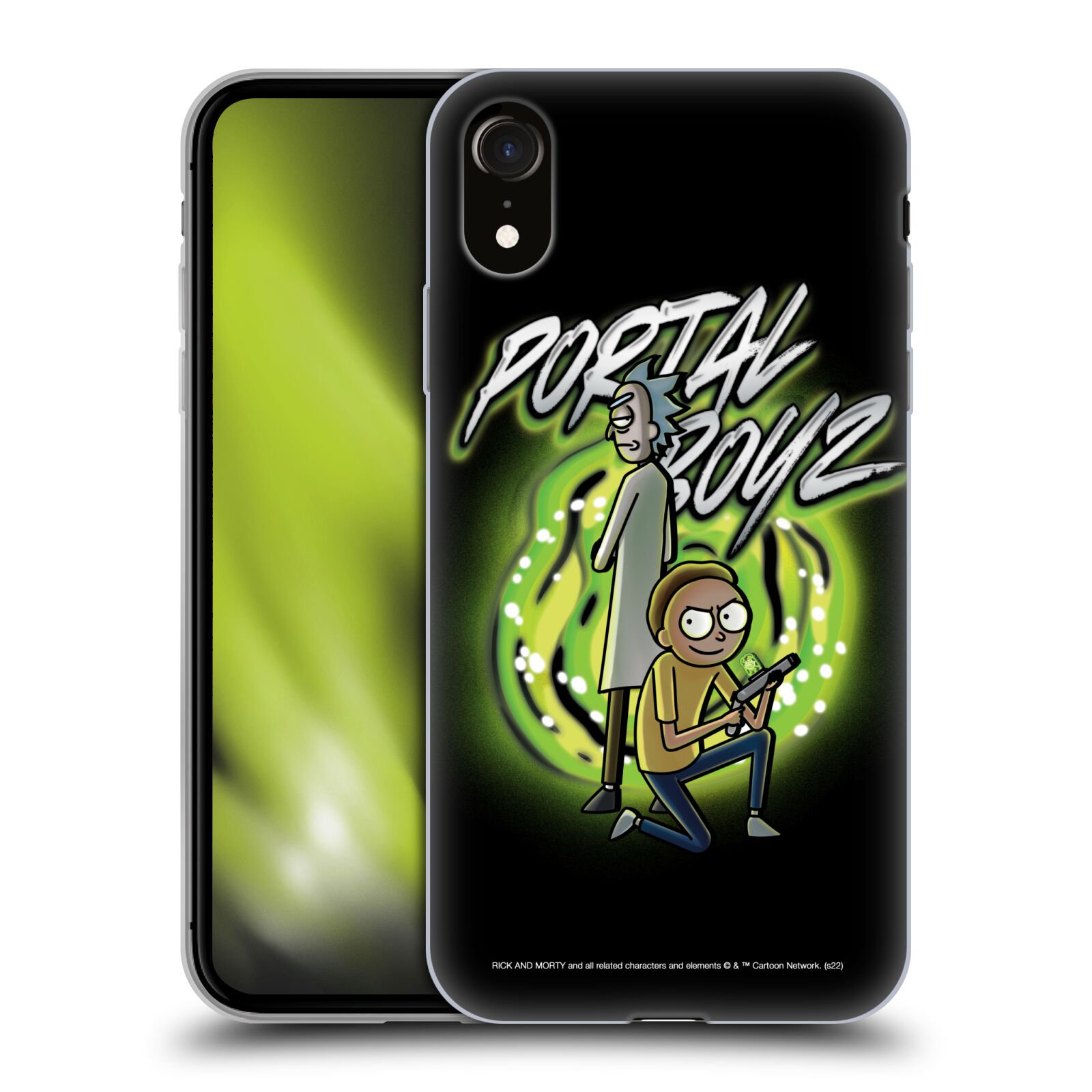 Silikonový obal na mobil Apple Iphone XR - HEAD CASE - Rick a Morty - Portal Boyz