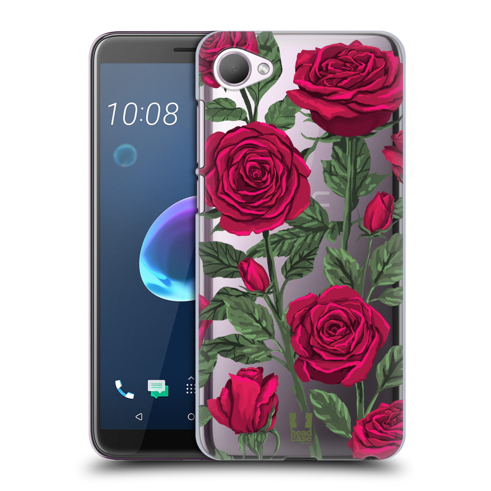 Pouzdro na mobil HTC Desire 12 / Desire 12 DUAL SIM - HEAD CASE - květina růže
