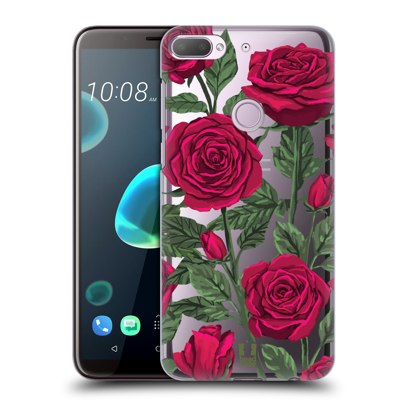 Pouzdro na mobil HTC Desire 12+ / Desire 12+ DUAL SIM - HEAD CASE - květina růže