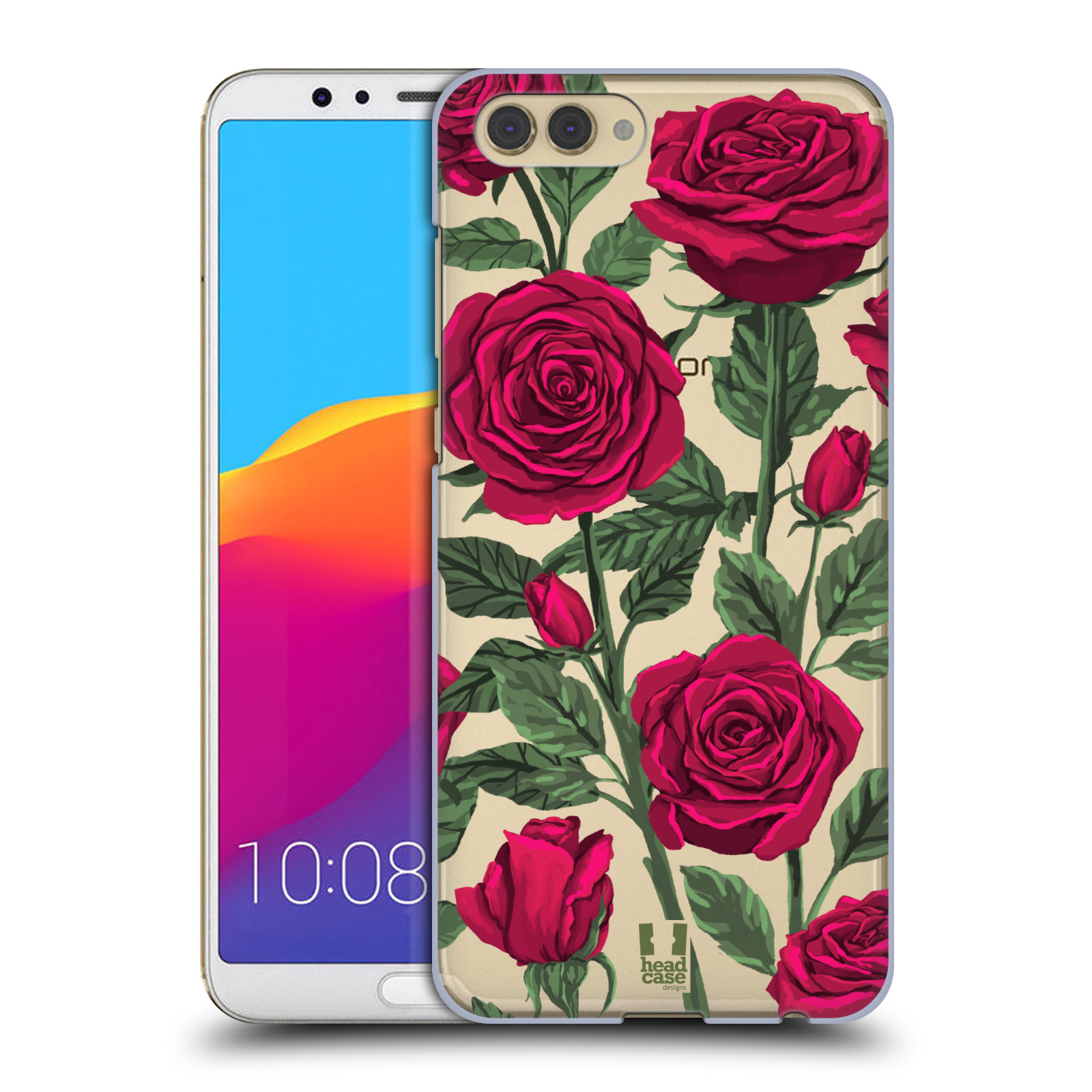 Pouzdro na mobil HONOR View 10 / V10 - HEAD CASE - květina růže