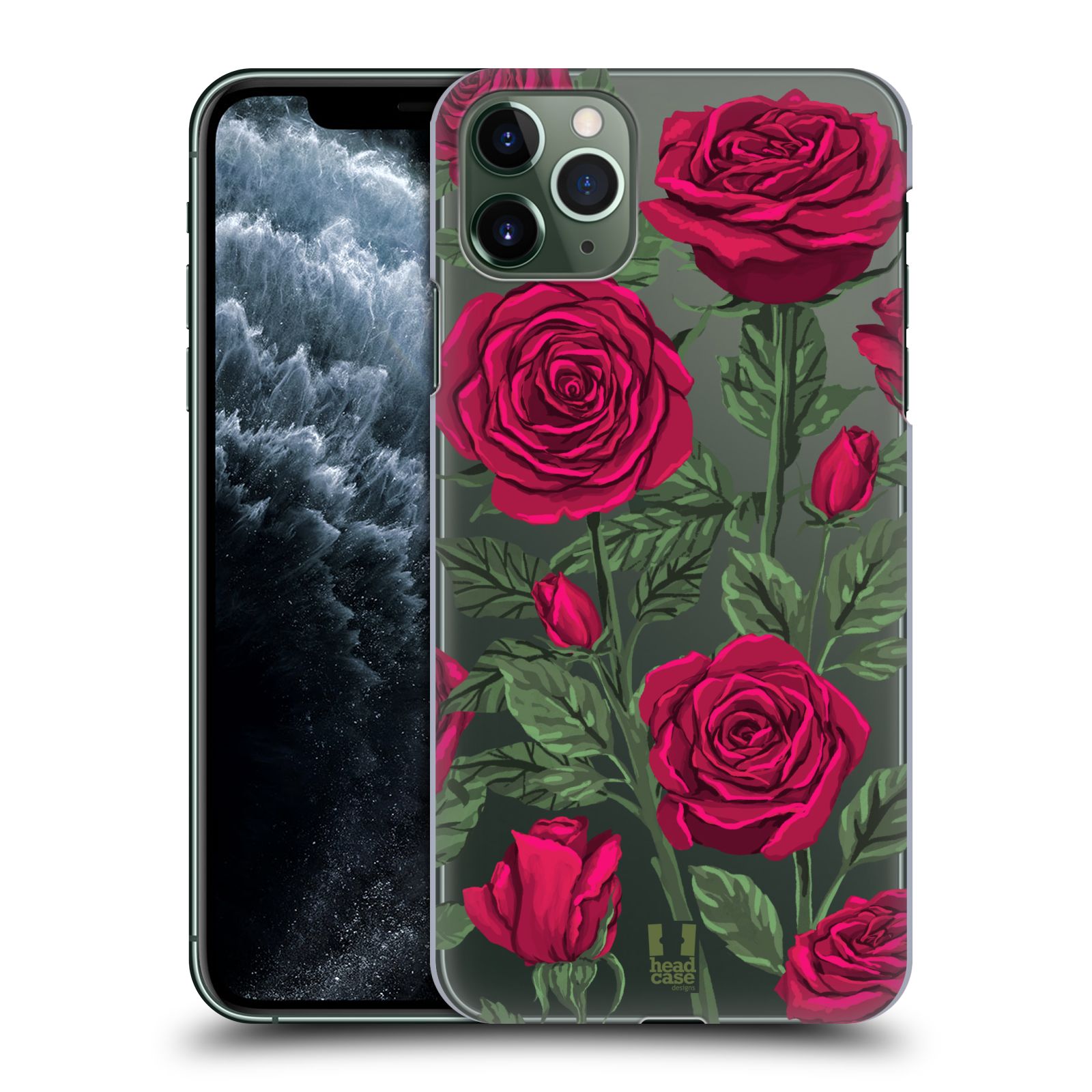 Pouzdro na mobil Apple Iphone 11 PRO MAX - HEAD CASE - květina růže