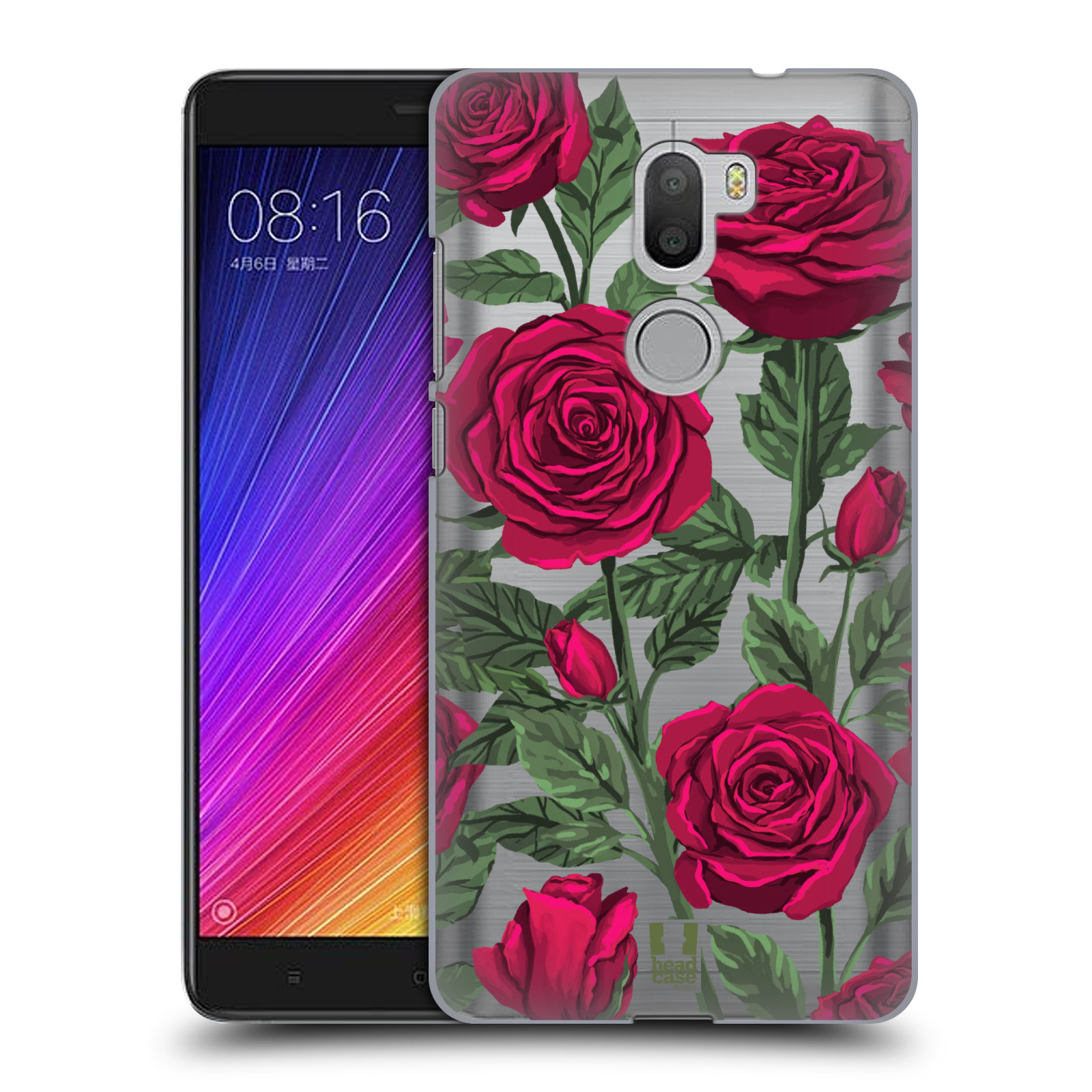 Pouzdro na mobil Xiaomi Mi5s PLUS - HEAD CASE - květina růže