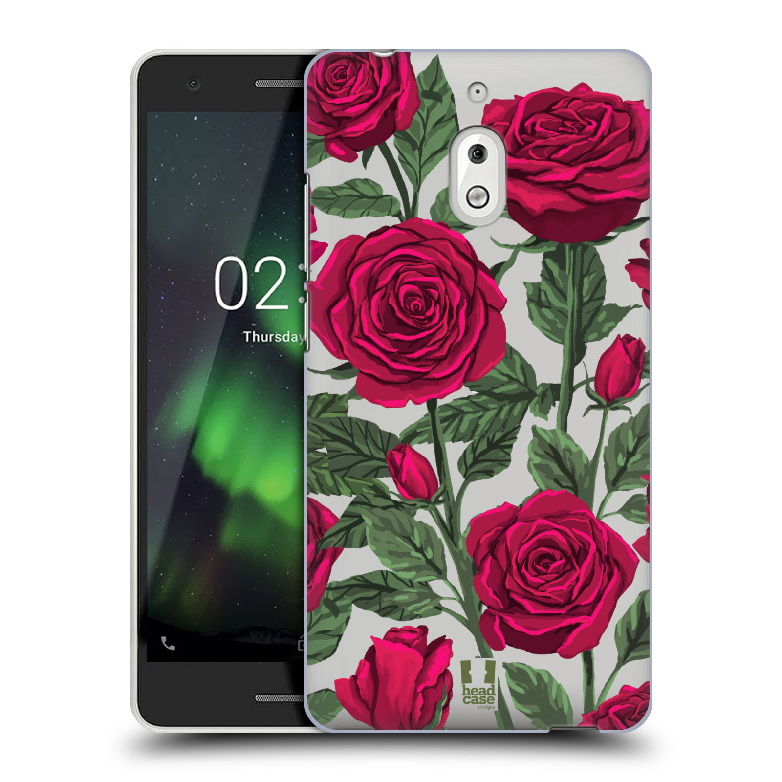 Pouzdro na mobil Nokia 2.1 - HEAD CASE - květina růže