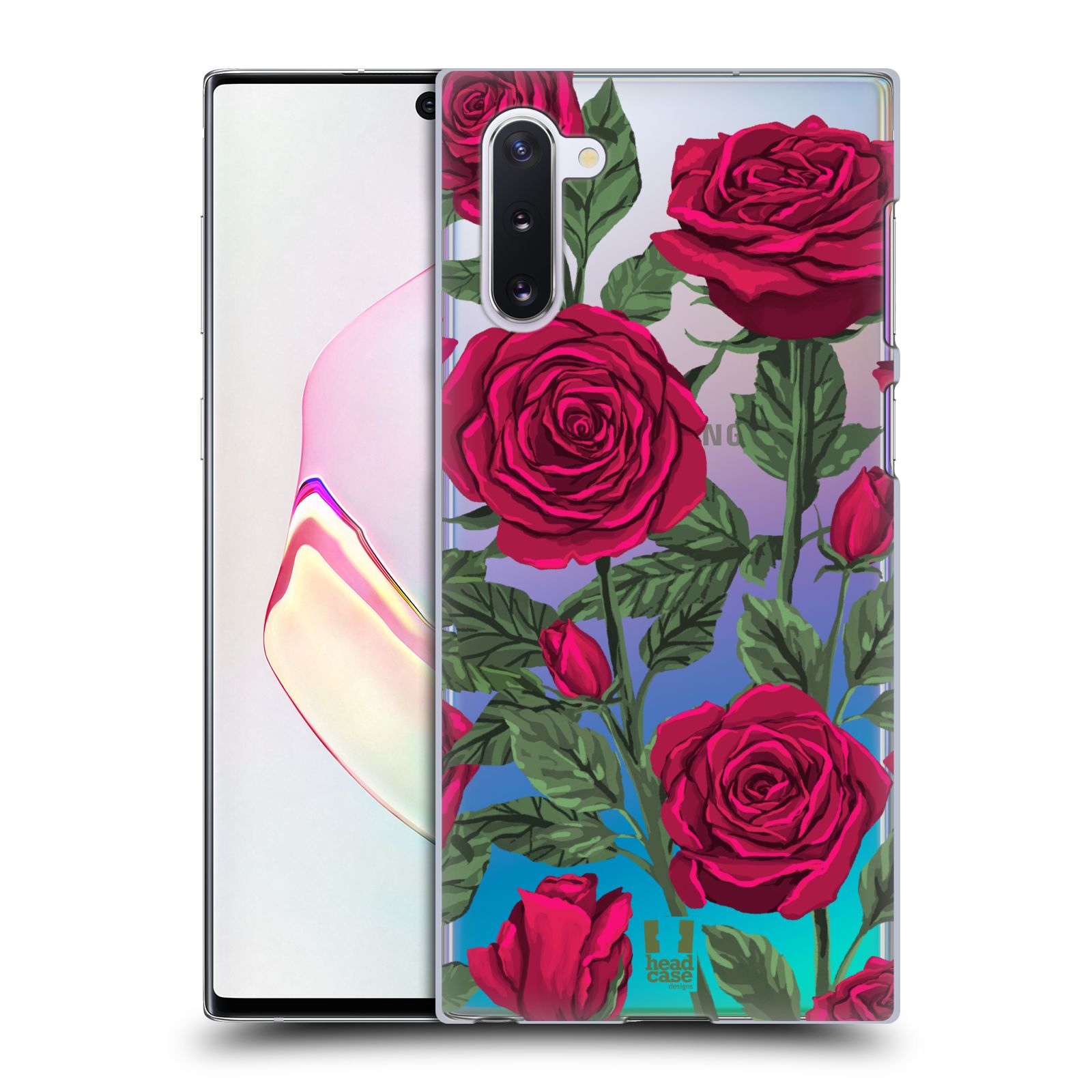 Pouzdro na mobil Samsung Galaxy Note 10 - HEAD CASE - květina růže