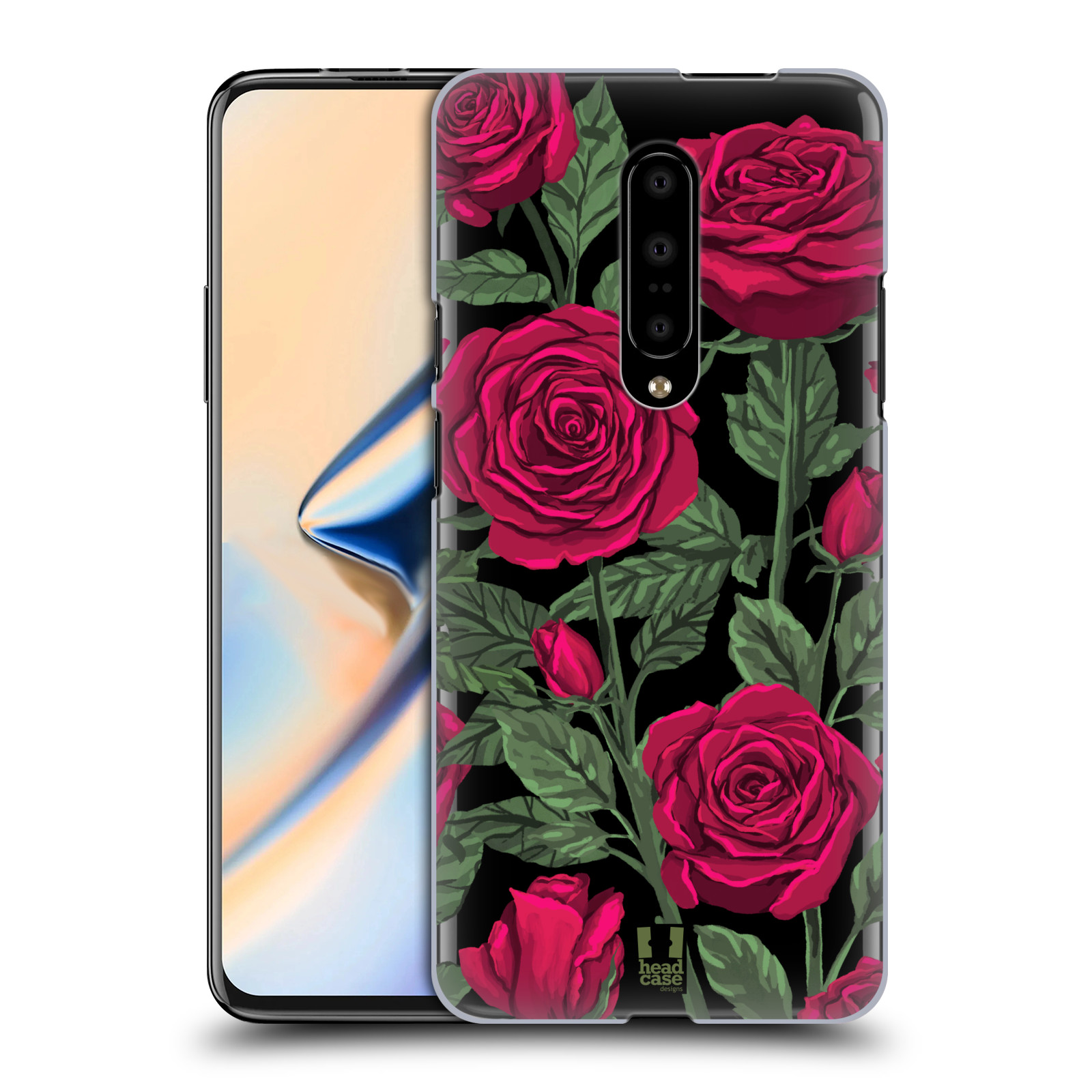 Pouzdro na mobil OnePlus 7 - HEAD CASE - květina růže