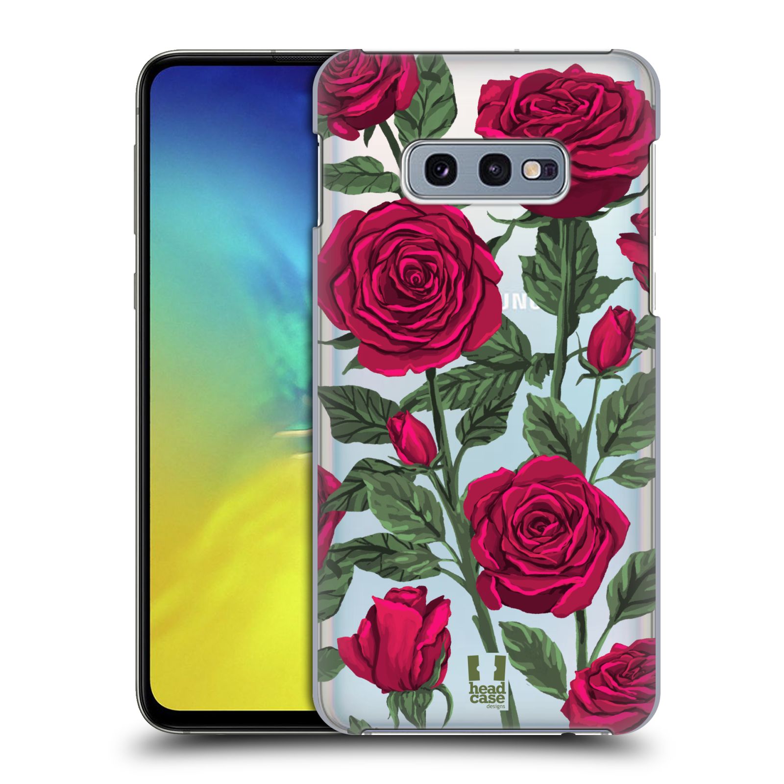 Pouzdro na mobil Samsung Galaxy S10e - HEAD CASE - květina růže