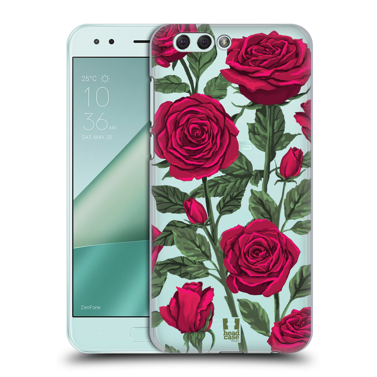 Pouzdro na mobil ASUS ZENFONE 4 ZE554KL - HEAD CASE - květina růže