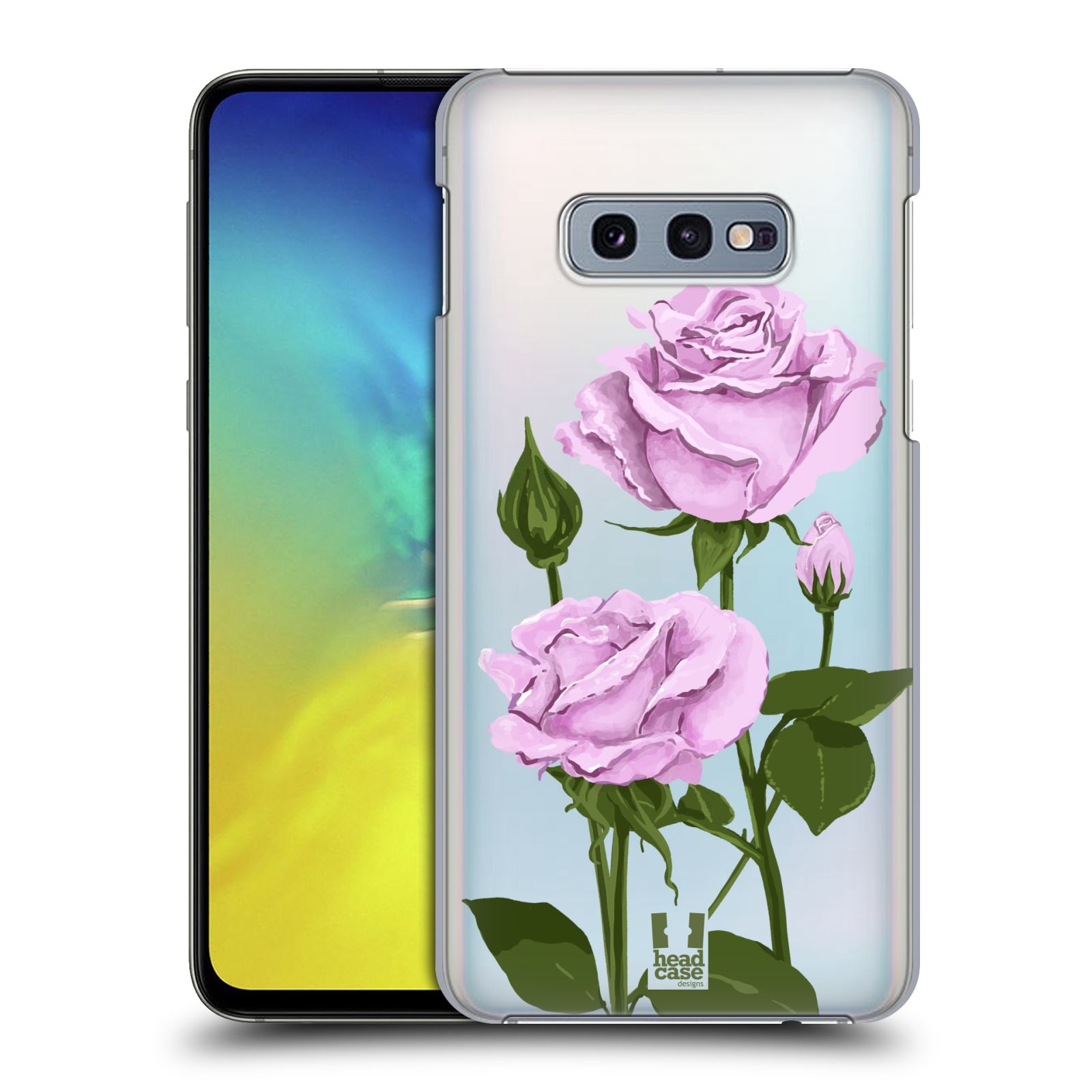 Pouzdro na mobil Samsung Galaxy S10e - HEAD CASE - květina růže růžová