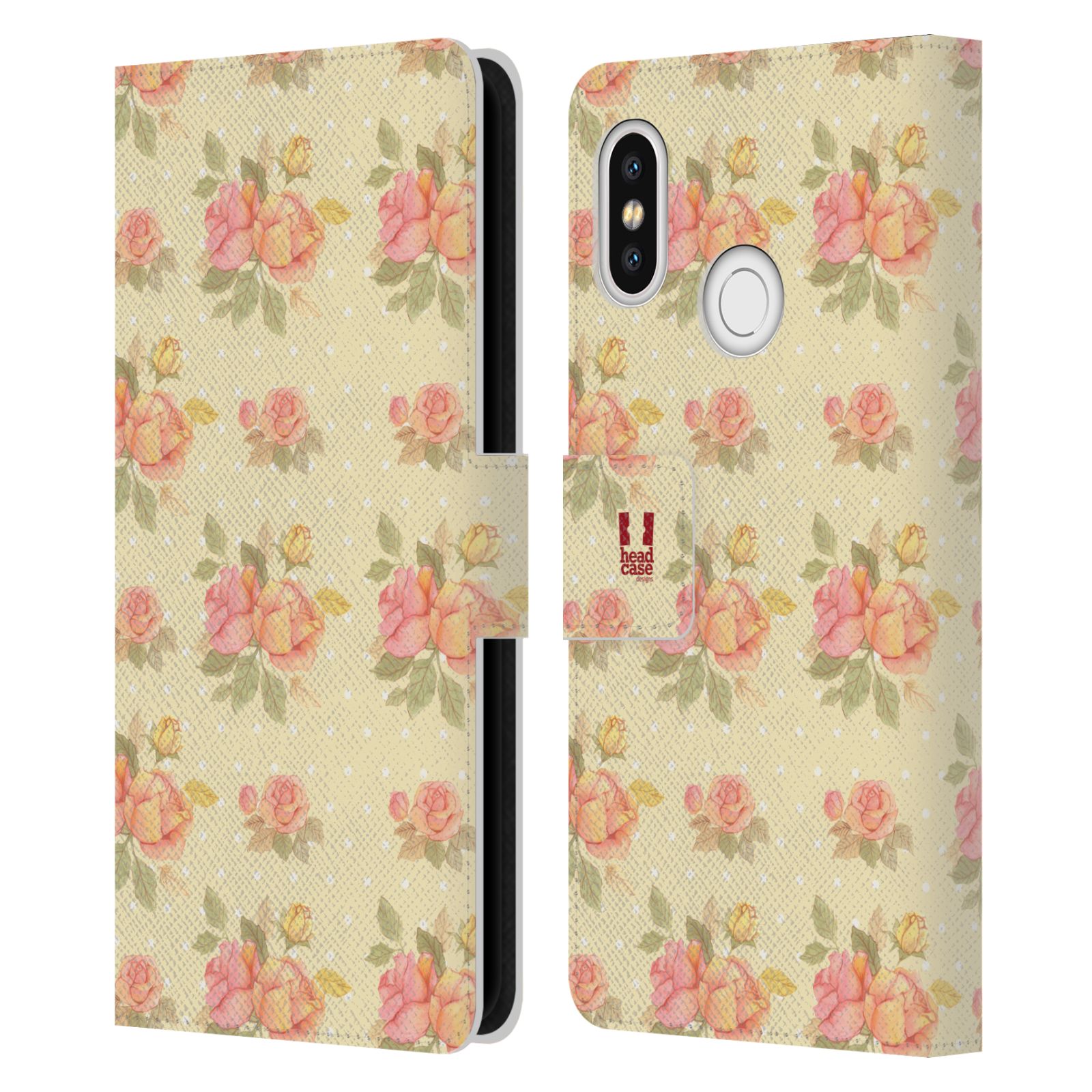 HEAD CASE Flipové pouzdro pro mobil Xiaomi Mi 8 romantické květy LÉTO