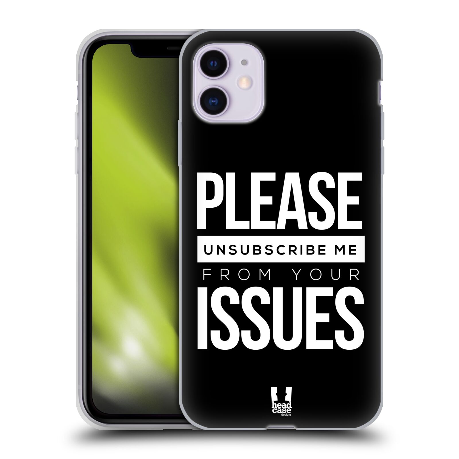 Silikonový obal na mobil Apple Iphone 11 - HEAD CASE - Please Unsubscribe Me