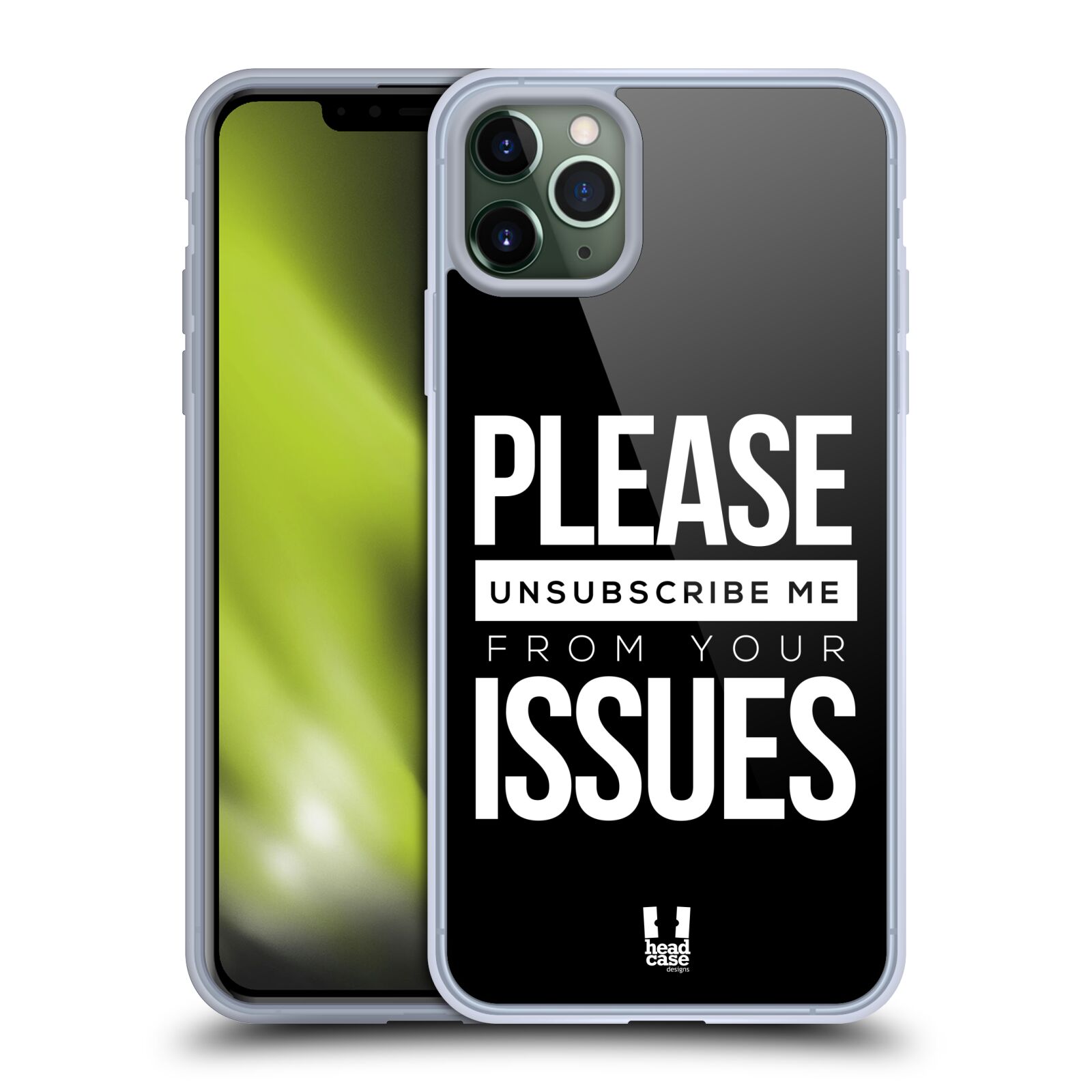 Silikonový obal na mobil Apple Iphone 11 PRO MAX - HEAD CASE - Please Unsubscribe Me