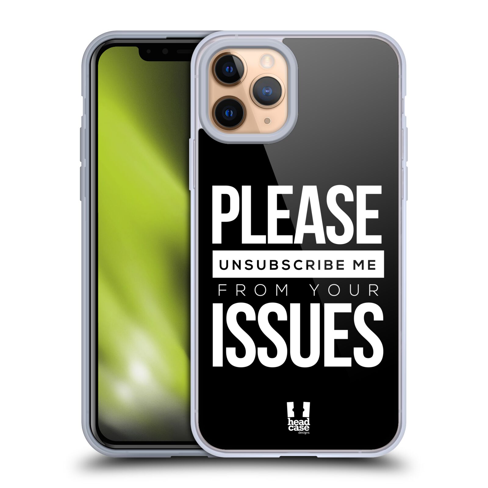 Silikonový obal na mobil Apple Iphone 11 PRO - HEAD CASE - Please Unsubscribe Me