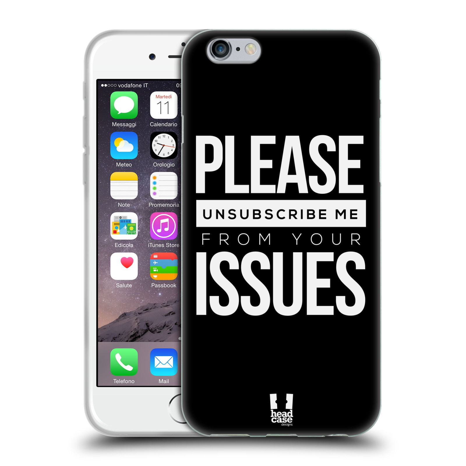 Silikonový obal na mobil Apple Iphone 6/6S  - HEAD CASE - Please Unsubscribe Me