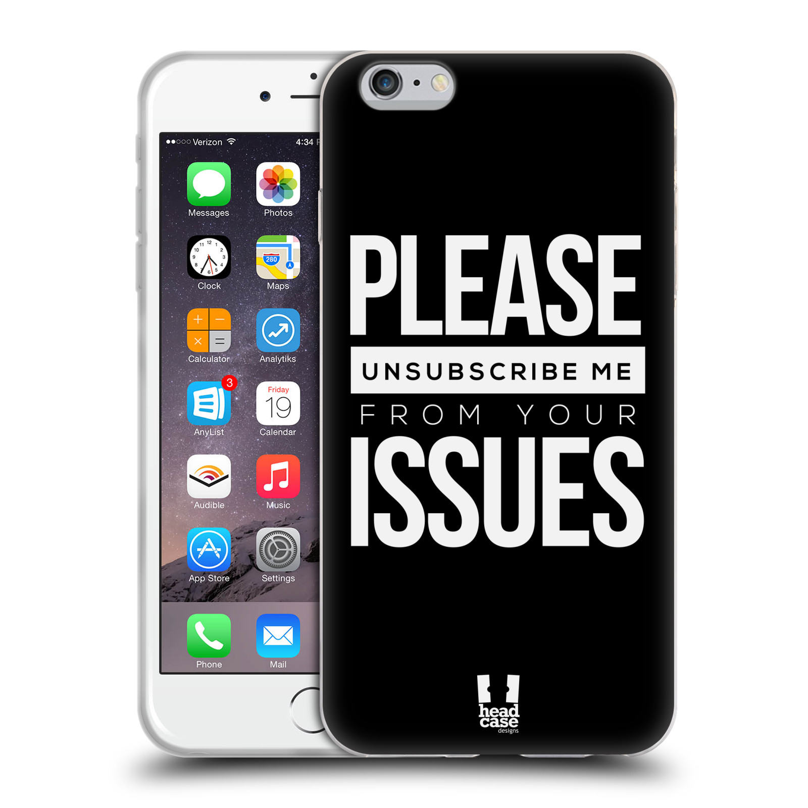 Silikonový obal na mobil Apple Iphone 6+ / 6S Plus - HEAD CASE - Please Unsubscribe Me