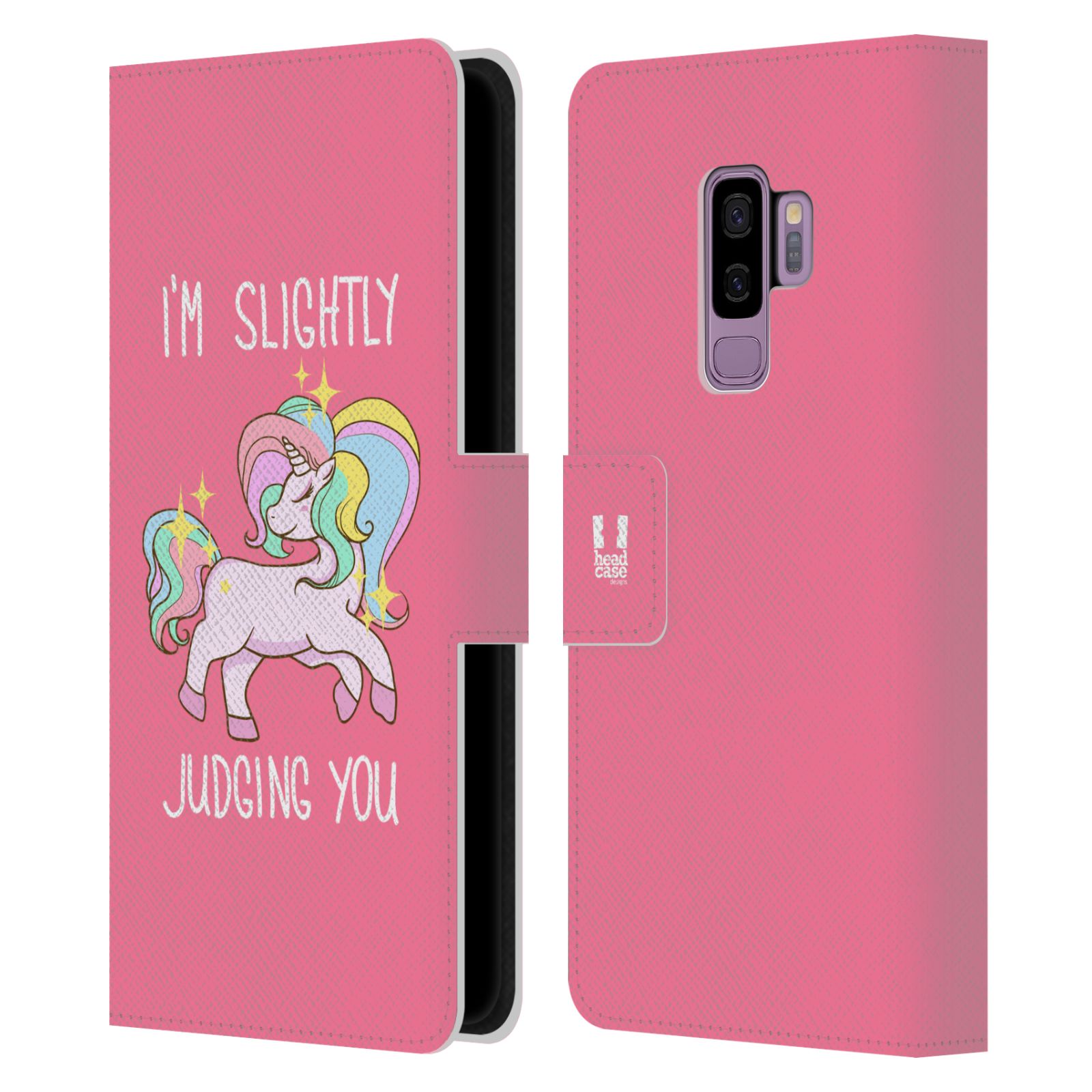 Pouzdro na mobil Samsung Galaxy S9 Plus - Head Case - Růžový jednorožec