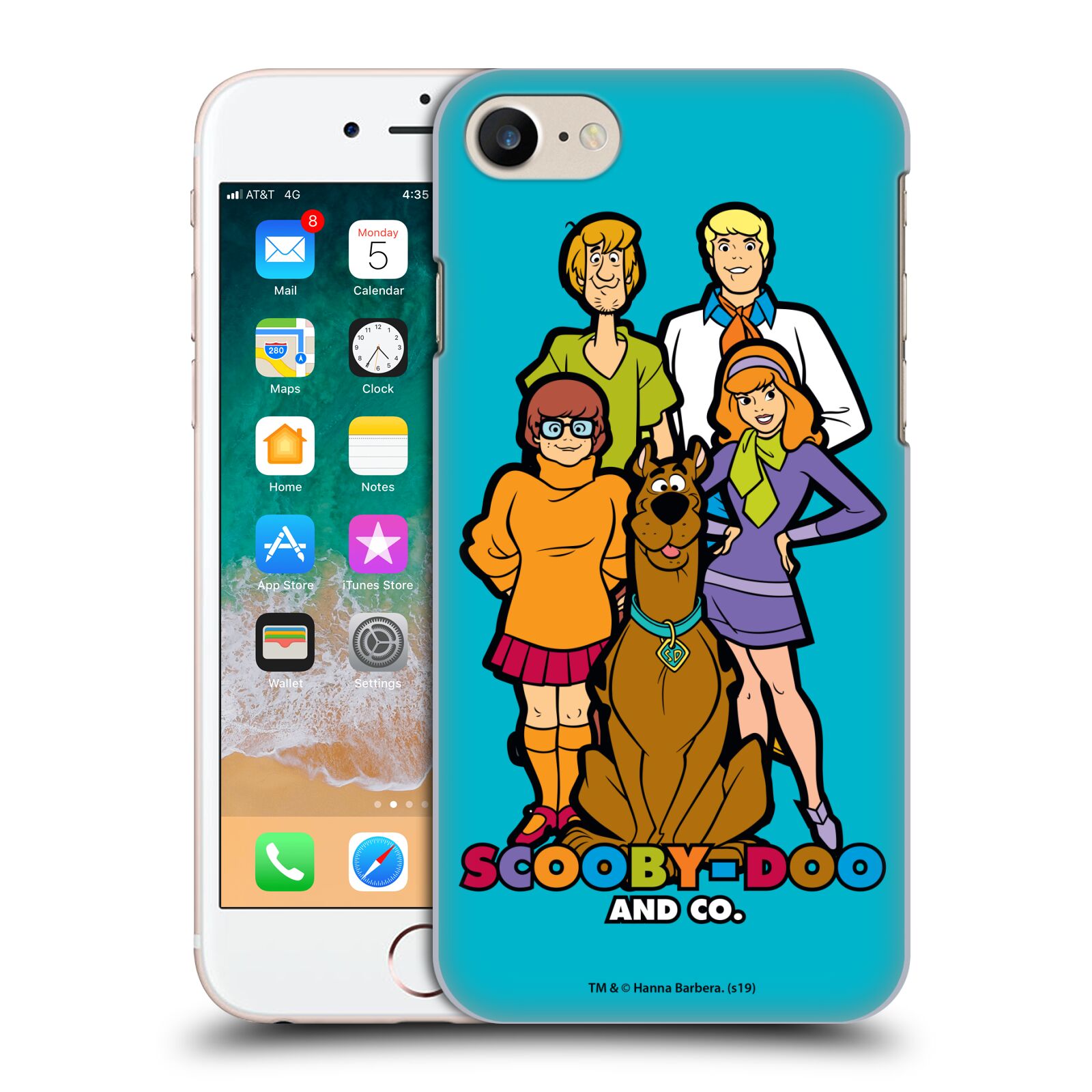 Zadní obal pro mobil Apple Iphone 7/8/SE2020 - HEAD CASE - Scooby Doo