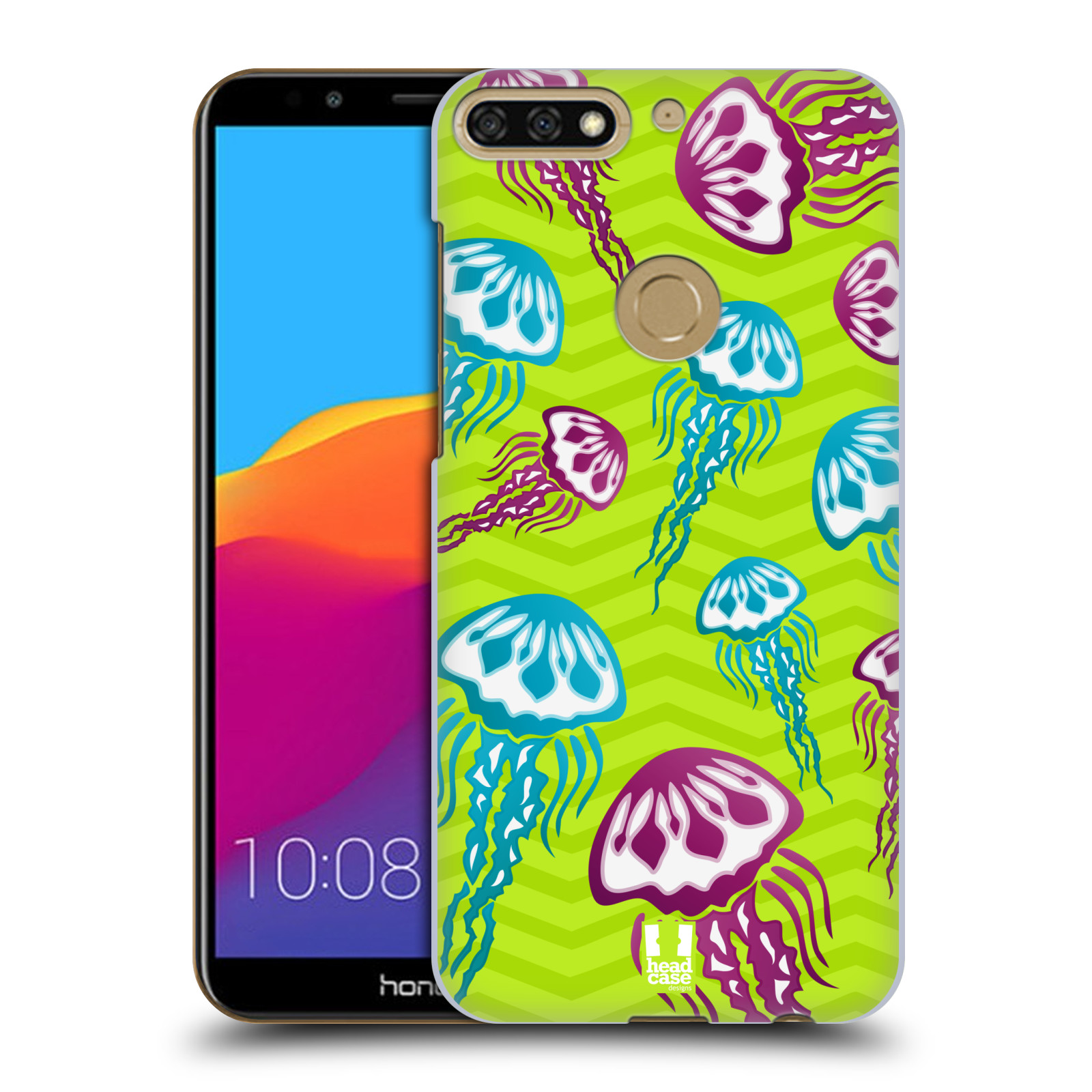 HEAD CASE plastový obal na mobil Honor 7c vzor mořský živočich medůza