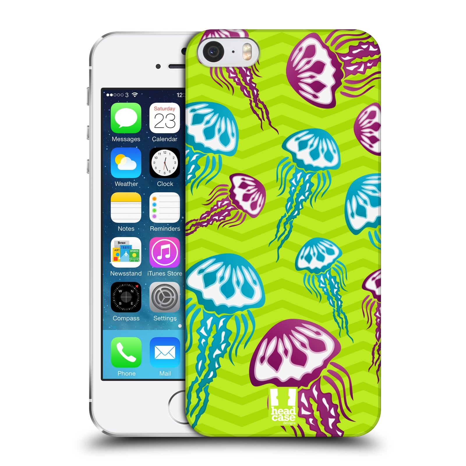 Plastové pouzdro pro mobil Apple Iphone 5 / 5S / SE vzor mořský živočich medůza