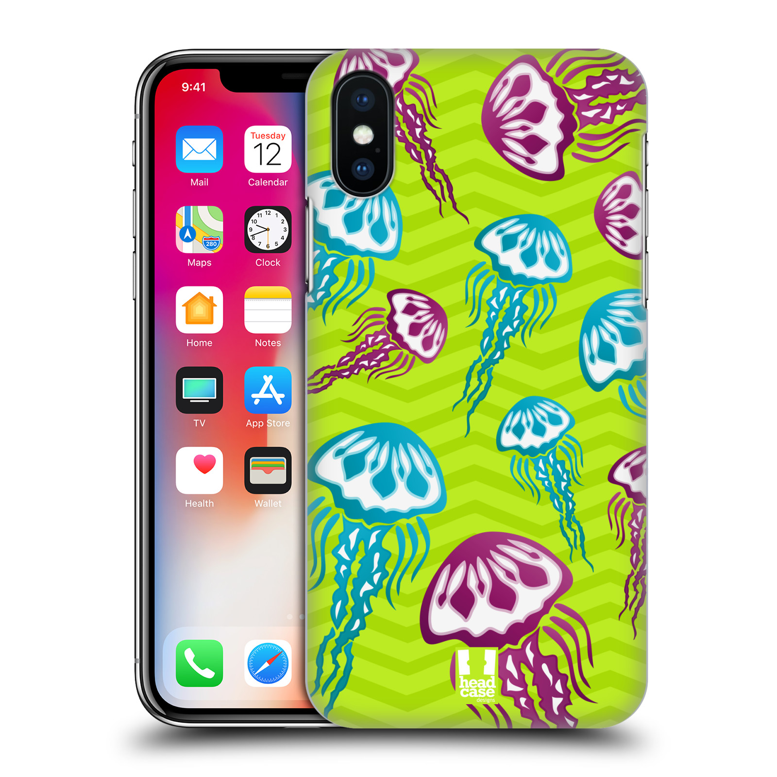HEAD CASE plastový obal na mobil Apple Iphone X / XS vzor mořský živočich medůza