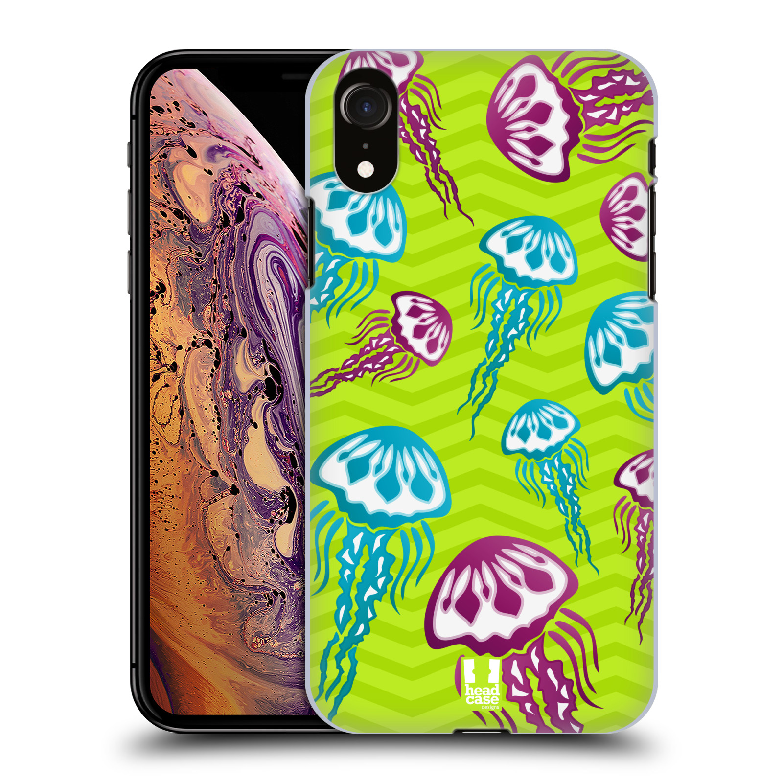 HEAD CASE plastový obal na mobil Apple Iphone XR vzor mořský živočich medůza