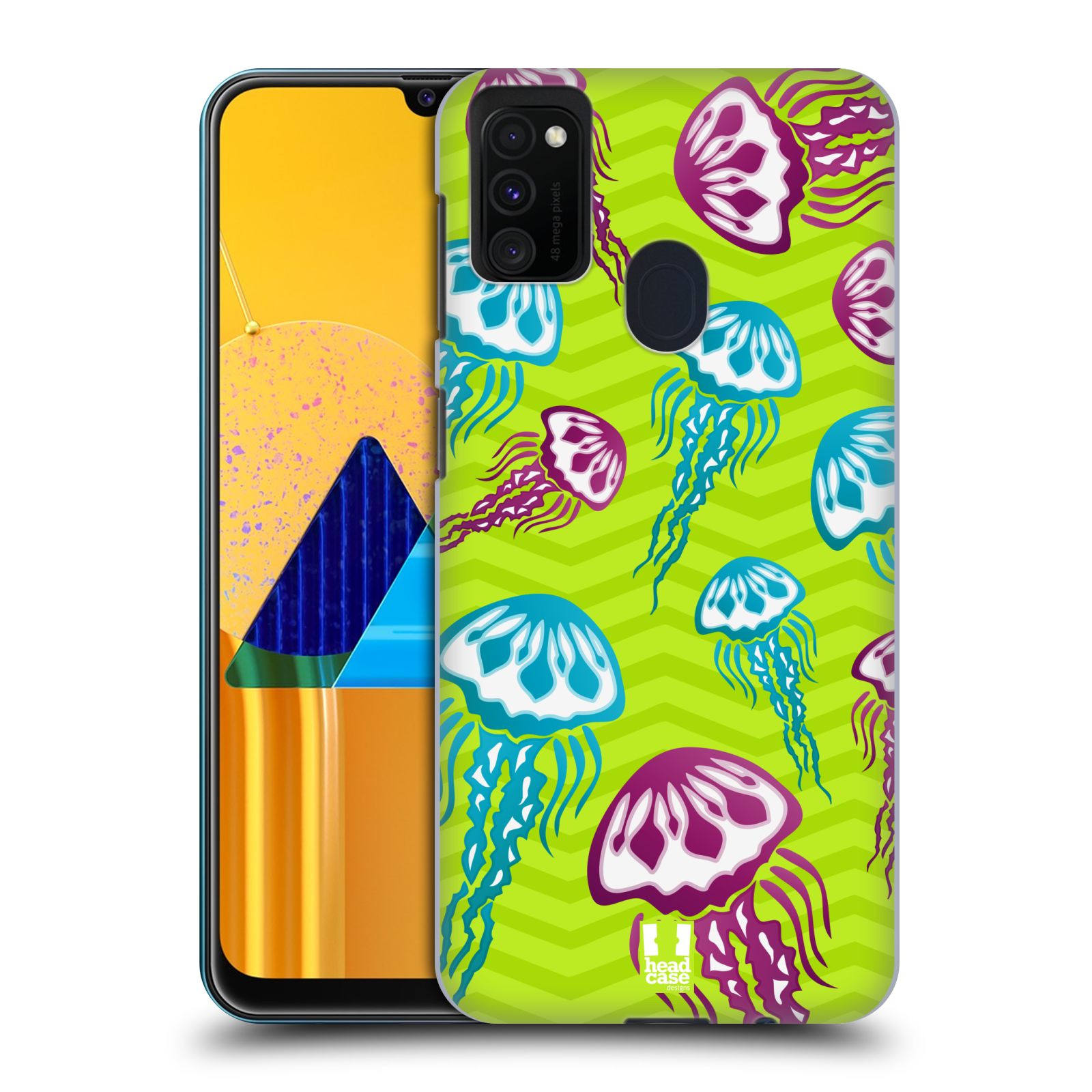 Zadní kryt na mobil Samsung Galaxy M21 vzor mořský živočich medůza