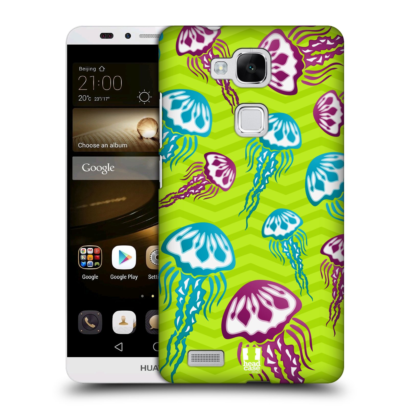 HEAD CASE plastový obal na mobil Huawei Mate 7 vzor mořský živočich medůza