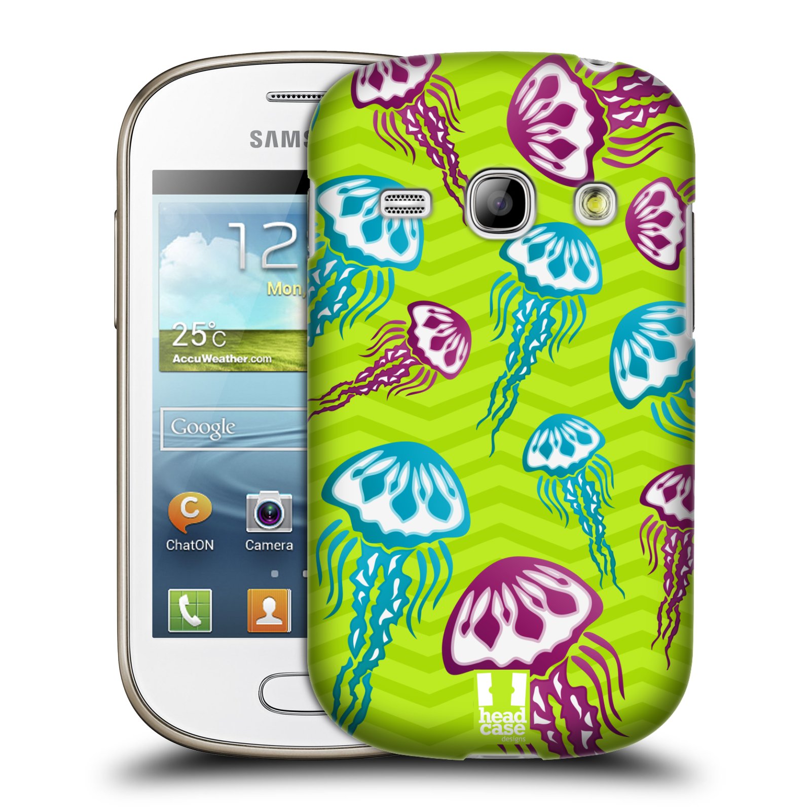HEAD CASE plastový obal na mobil SAMSUNG GALAXY FAME (S6810) vzor mořský živočich medůza