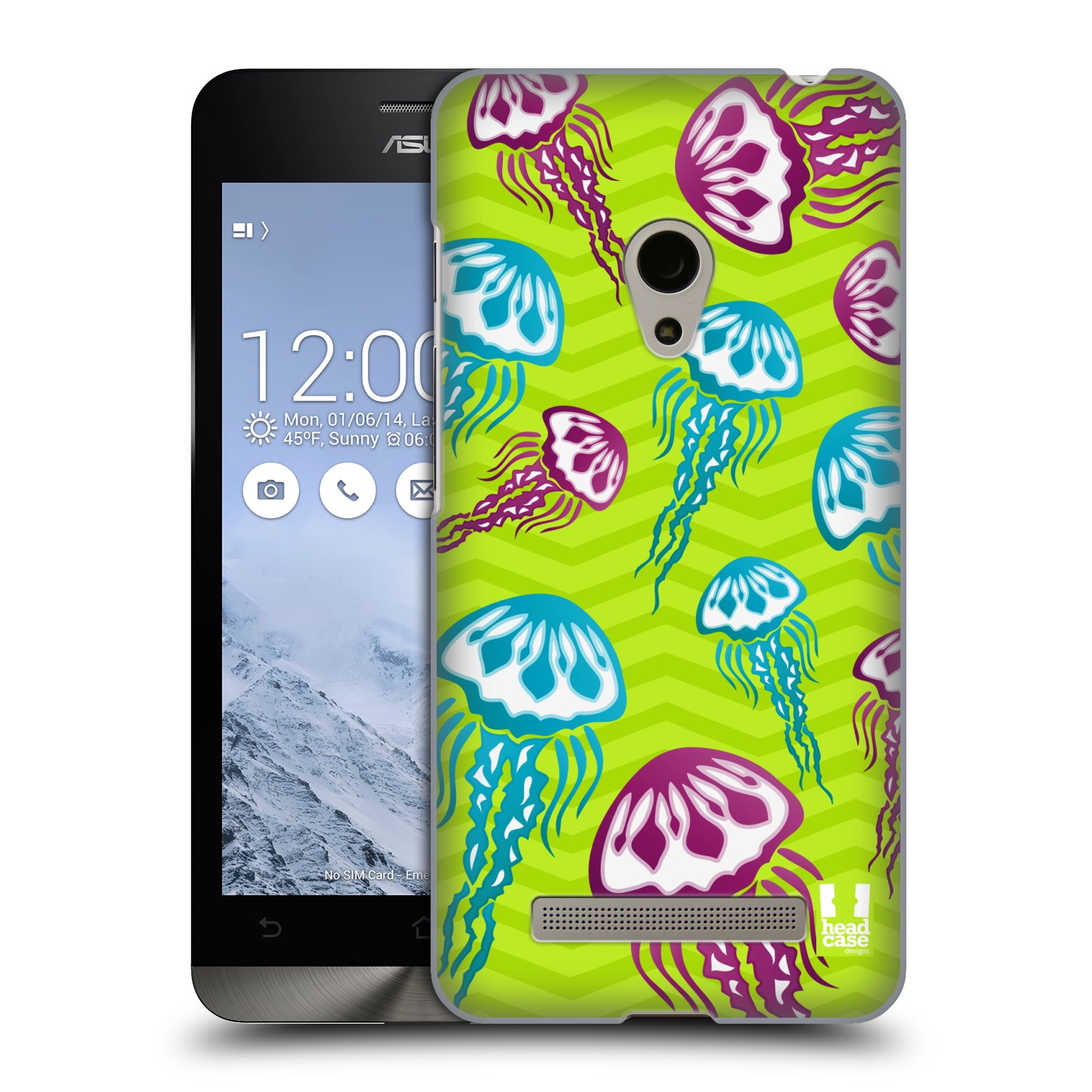 HEAD CASE plastový obal na mobil Asus Zenfone 5 vzor mořský živočich medůza