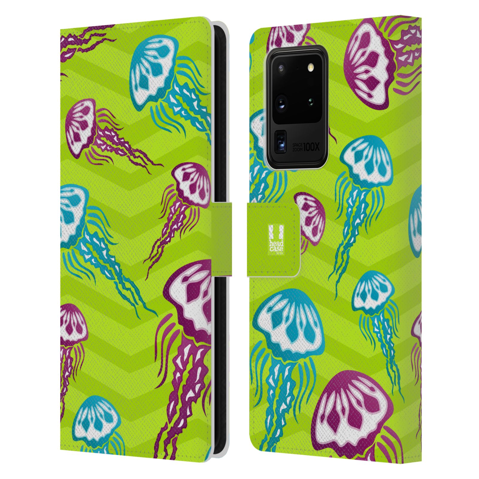 Pouzdro pro mobil Samsung Galaxy S20 ULTRA / S20 ULTRA 5G - Mořský vzor - barevné medůzy