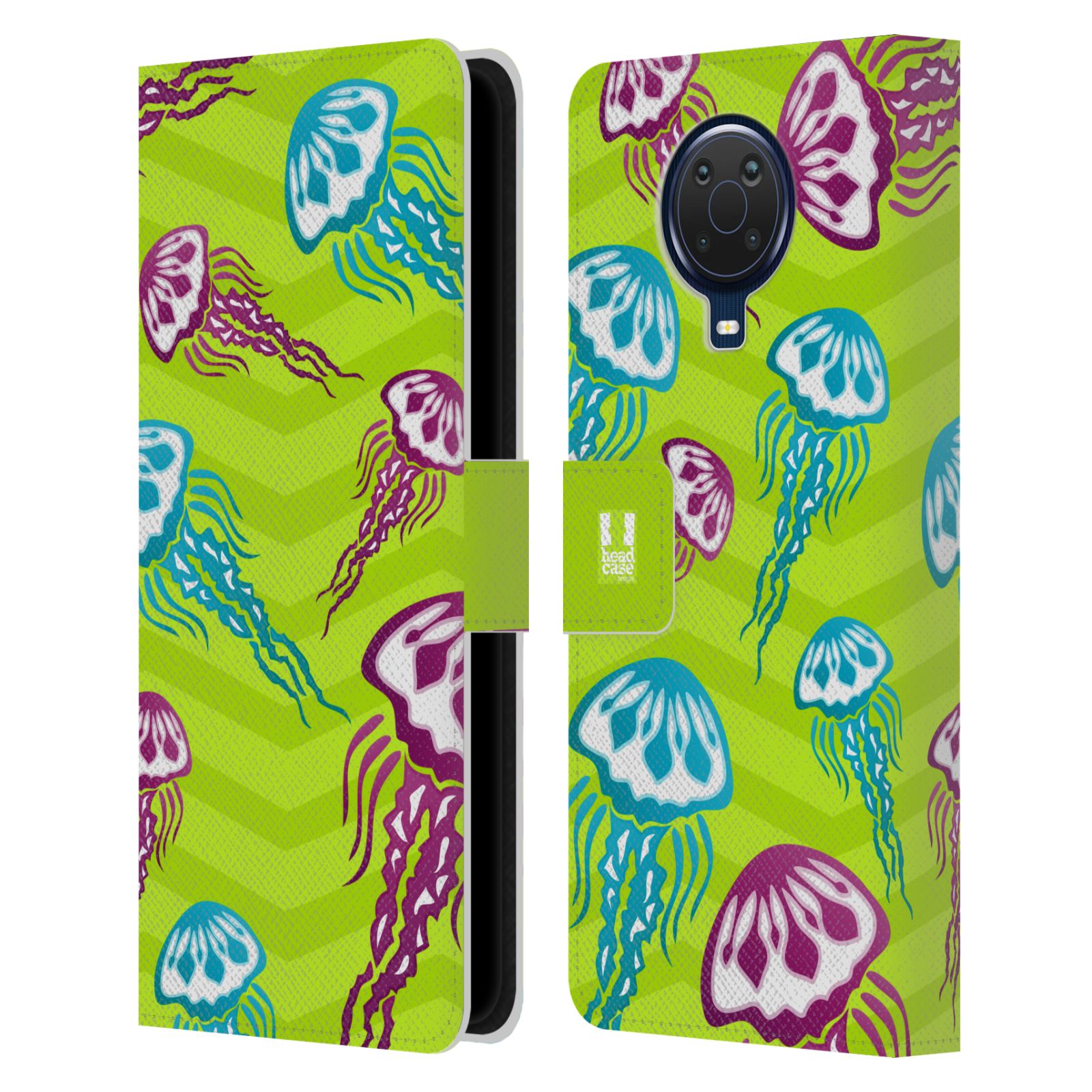 HEAD CASE - Pouzdro pro mobil Nokia G20 - Mořský vzor - barevné medůzy