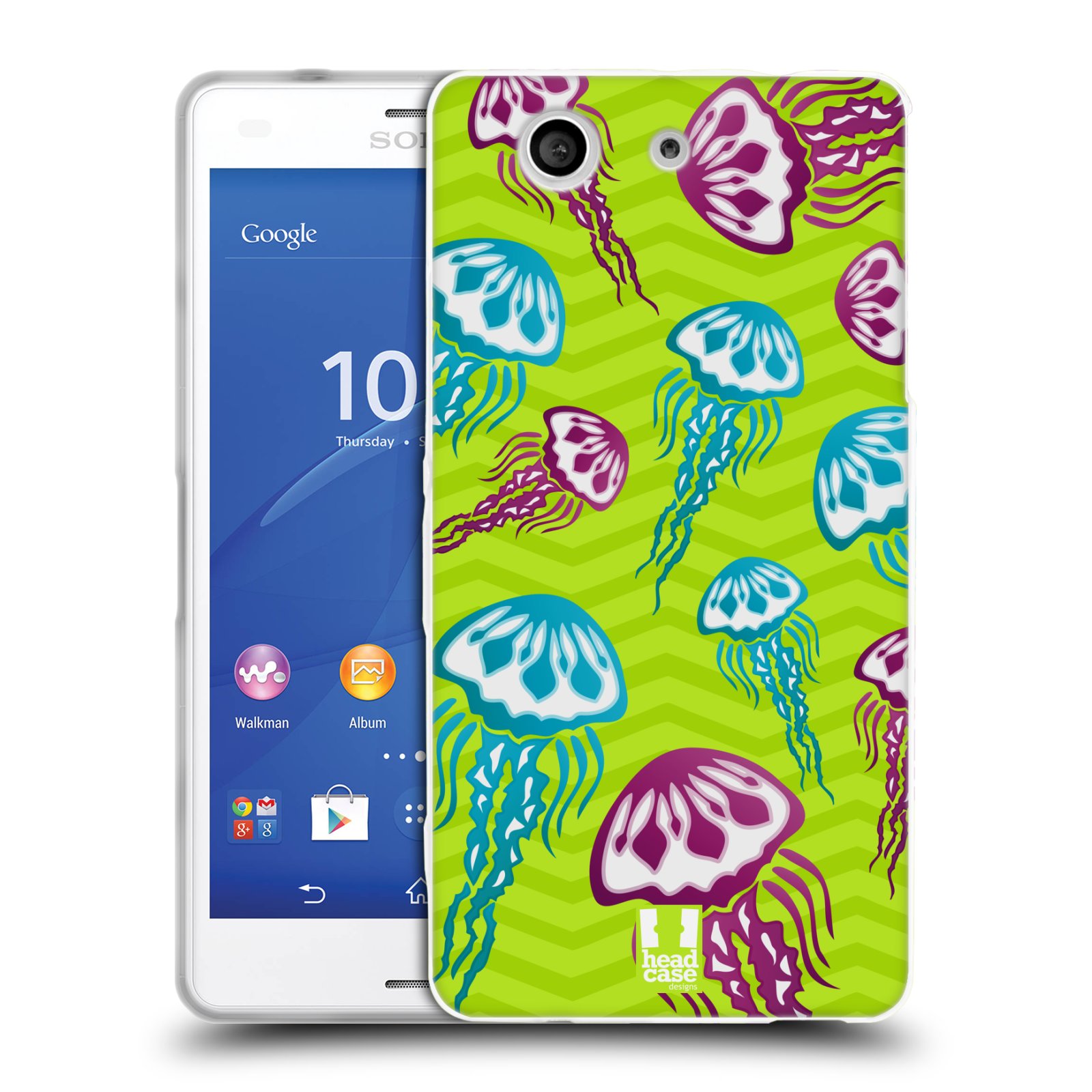 HEAD CASE silikonový obal na mobil Sony Xperia Z3 COMPACT (D5803) vzor mořský živočich medůza