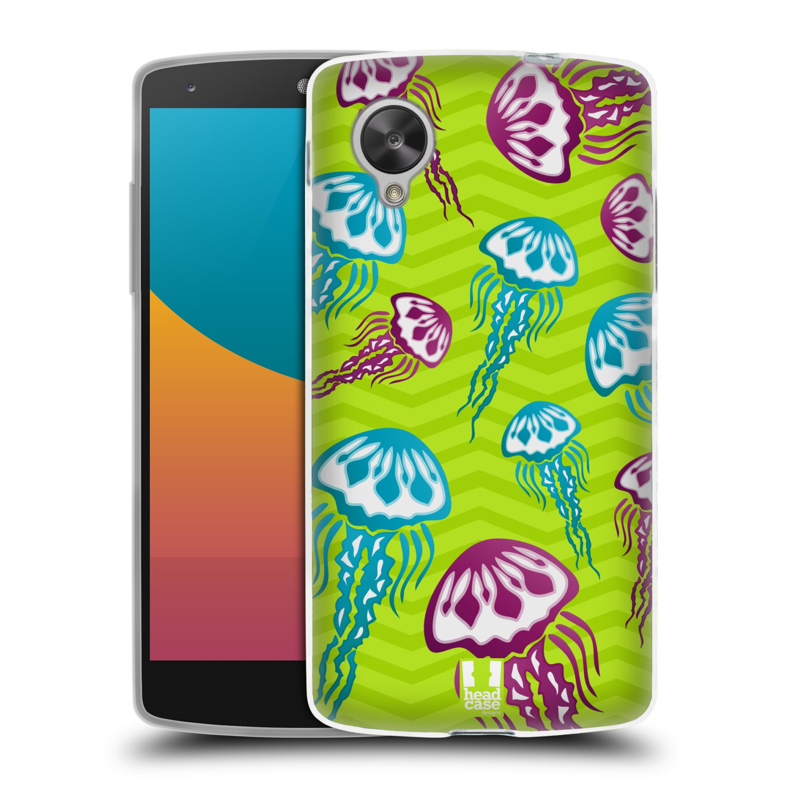 HEAD CASE silikonový obal na mobil LG NEXUS 5 (D821) vzor mořský živočich medůza