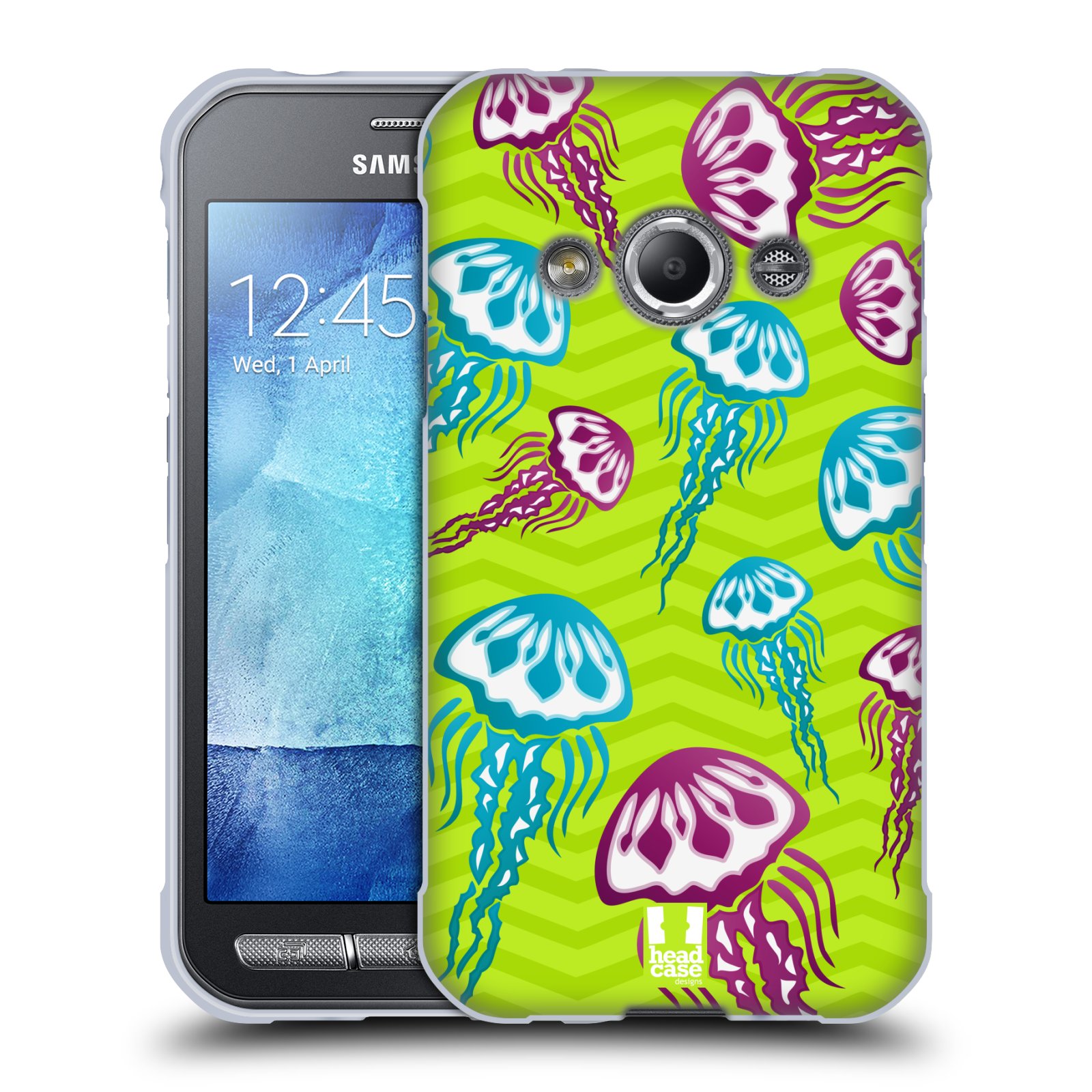 HEAD CASE silikonový obal na mobil Samsung Galaxy Xcover 3 vzor mořský živočich medůza