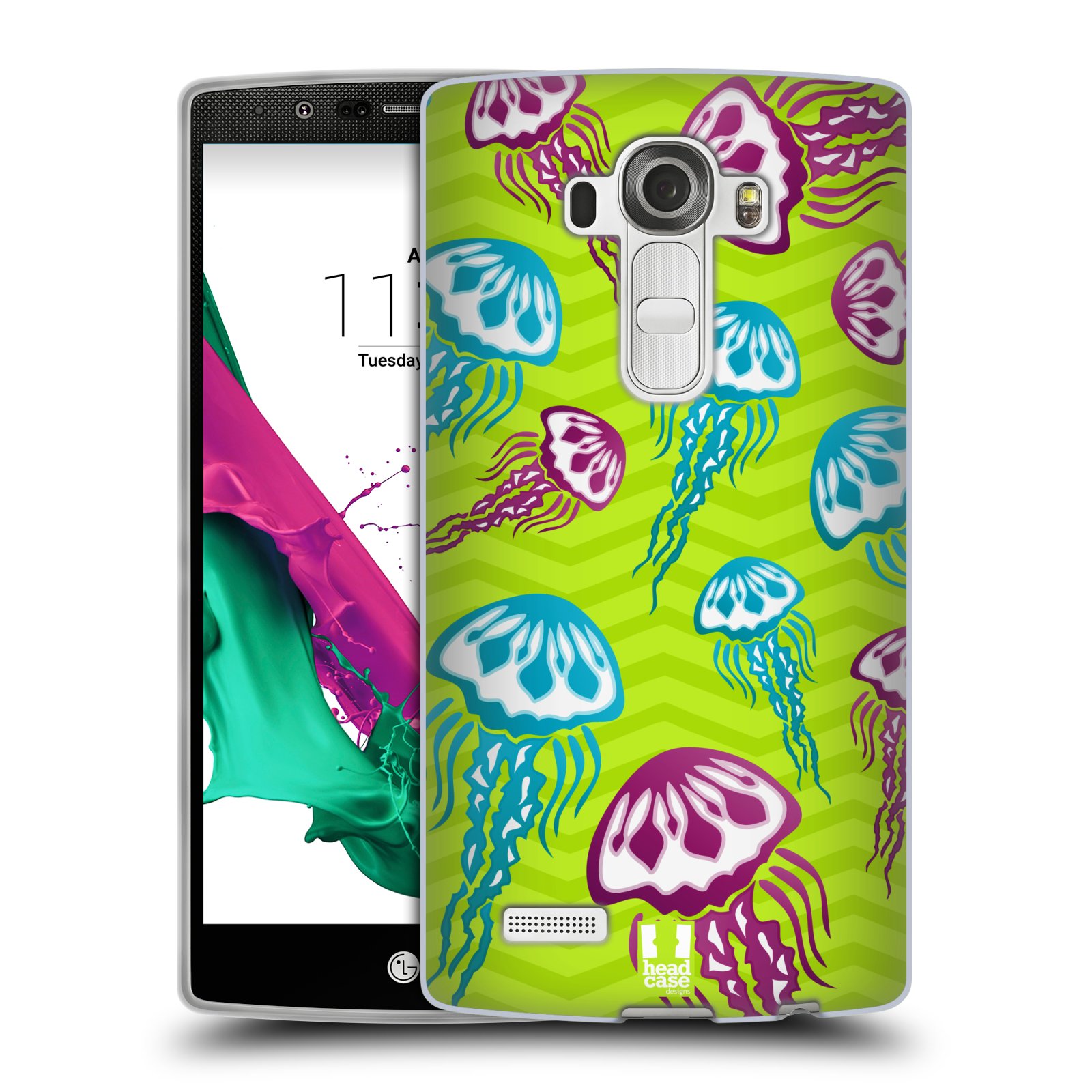 HEAD CASE silikonový obal na mobil LG G4 vzor mořský živočich medůza