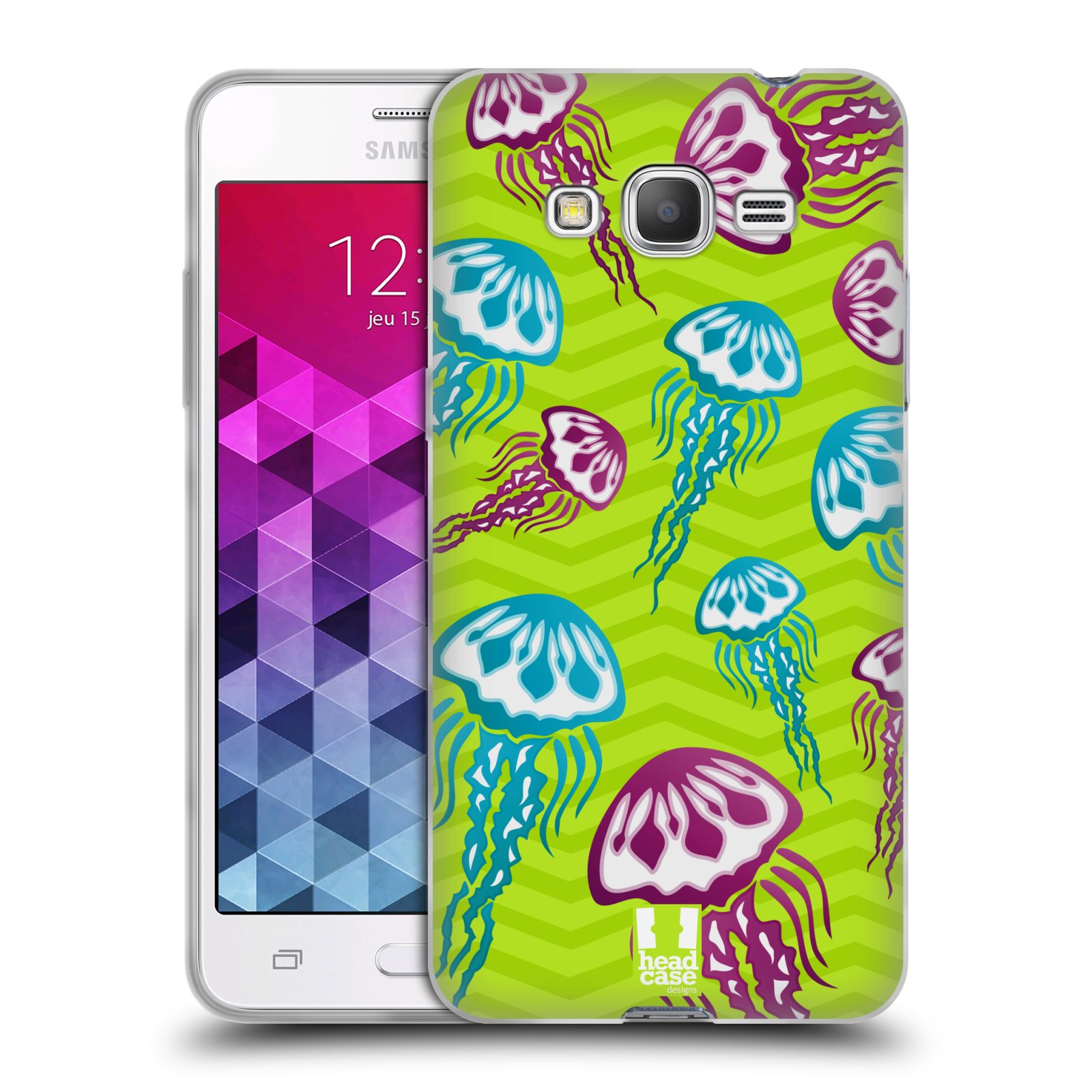 HEAD CASE silikonový obal na mobil Samsung Galaxy GRAND PRIME vzor mořský živočich medůza