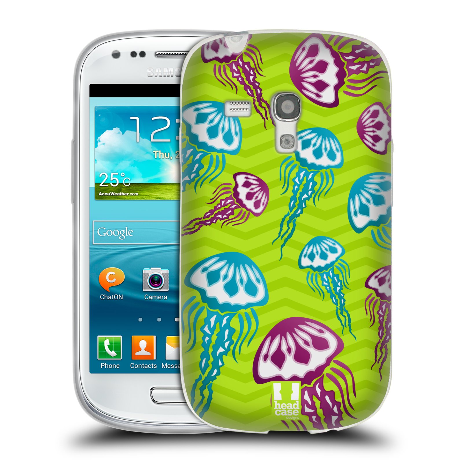 HEAD CASE silikonový obal na mobil Samsung Galaxy S3 MINI i8190 vzor mořský živočich medůza