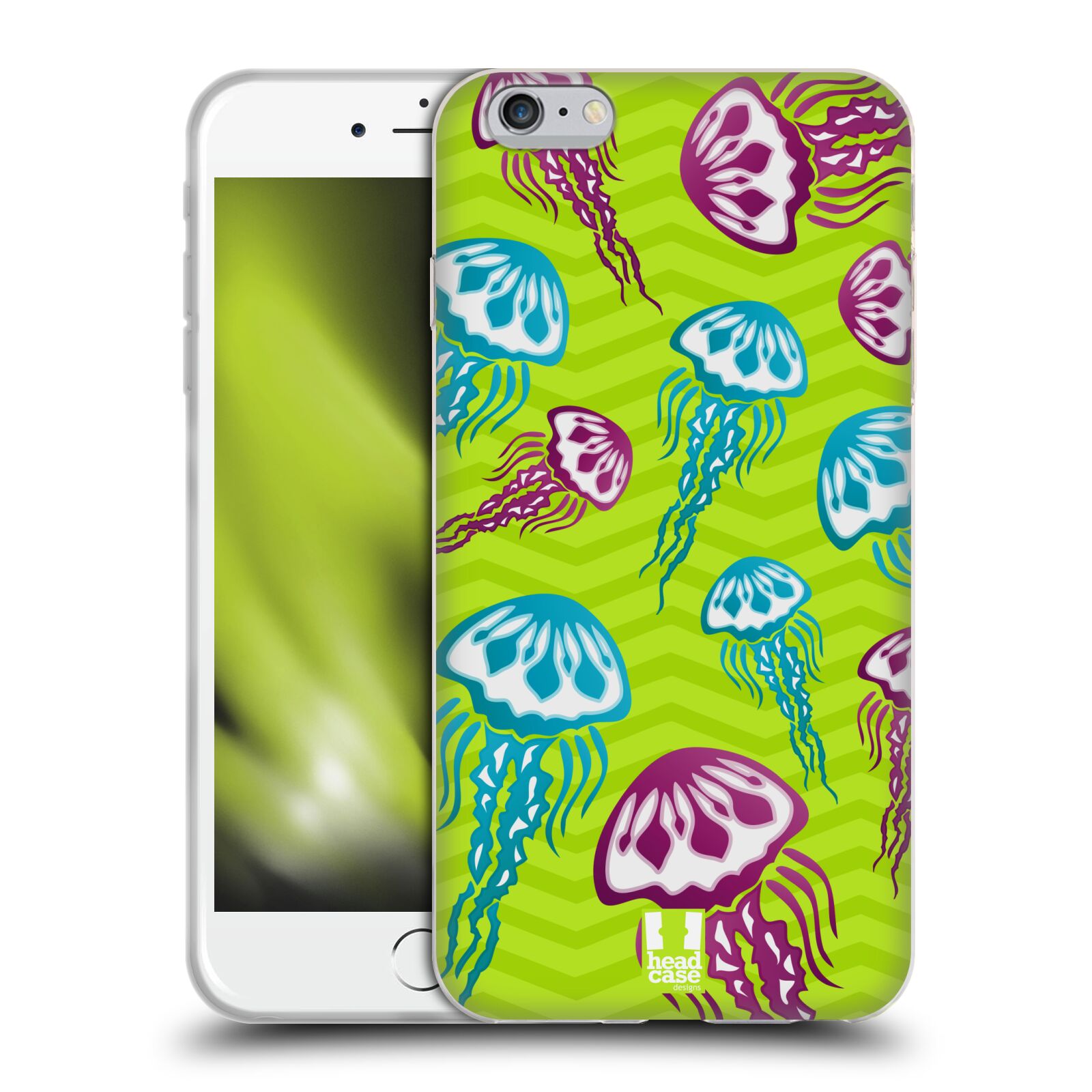 HEAD CASE silikonový obal na mobil Apple Iphone 6 PLUS/ 6S PLUS vzor mořský živočich medůza