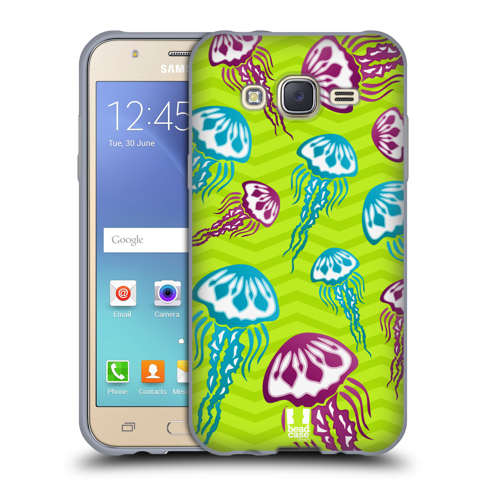 HEAD CASE silikonový obal na mobil Samsung Galaxy J5, J500, (J5 DUOS) vzor mořský živočich medůza