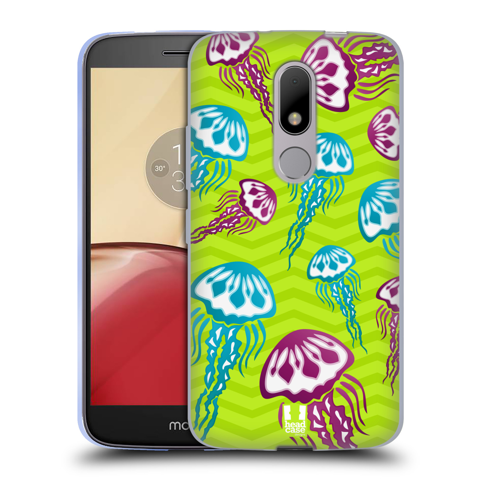 HEAD CASE silikonový obal na mobil Lenovo Moto M vzor mořský živočich medůza