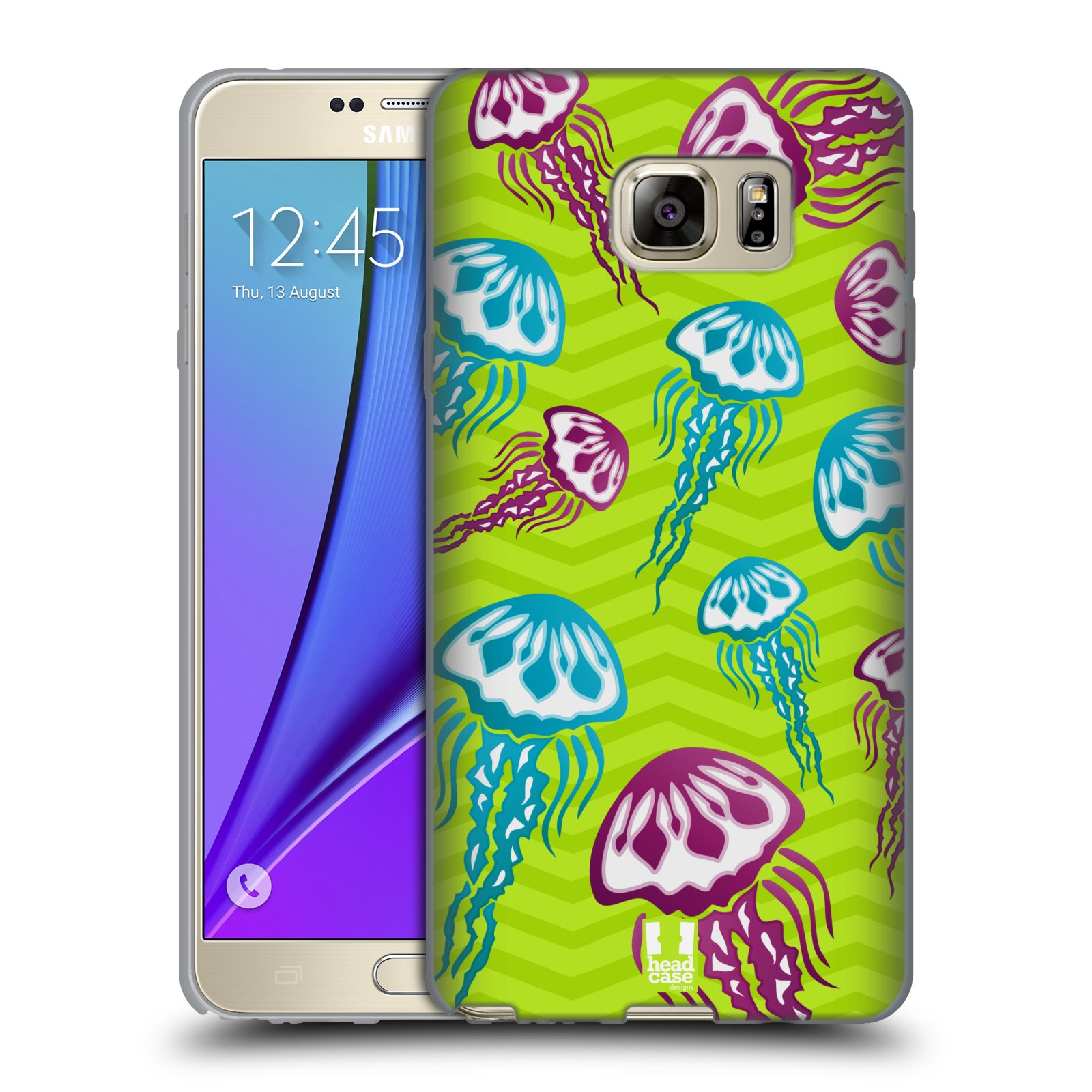 HEAD CASE silikonový obal na mobil Samsung Galaxy Note 5 (N920) vzor mořský živočich medůza