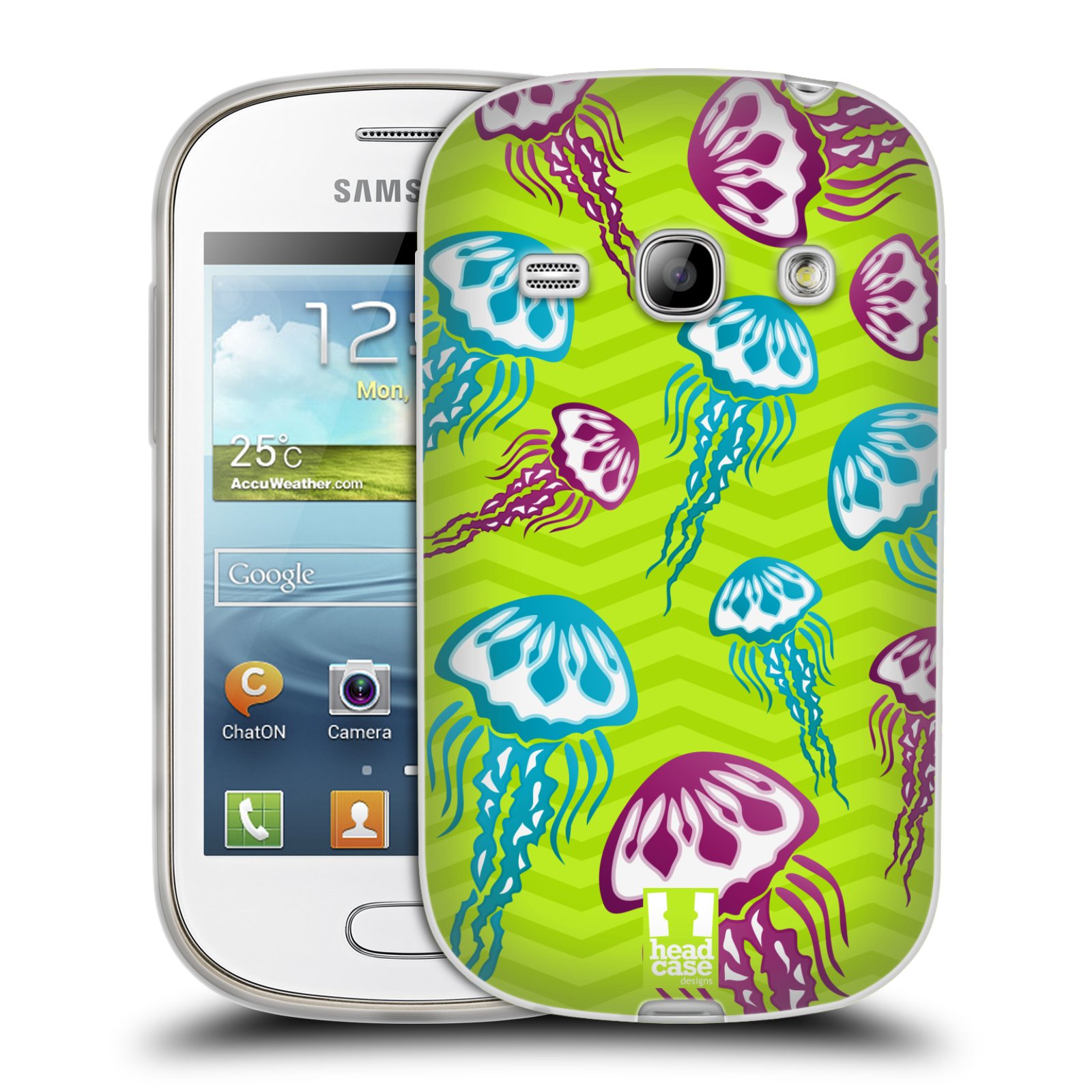 HEAD CASE silikonový obal na mobil Samsung Galaxy FAME vzor mořský živočich medůza