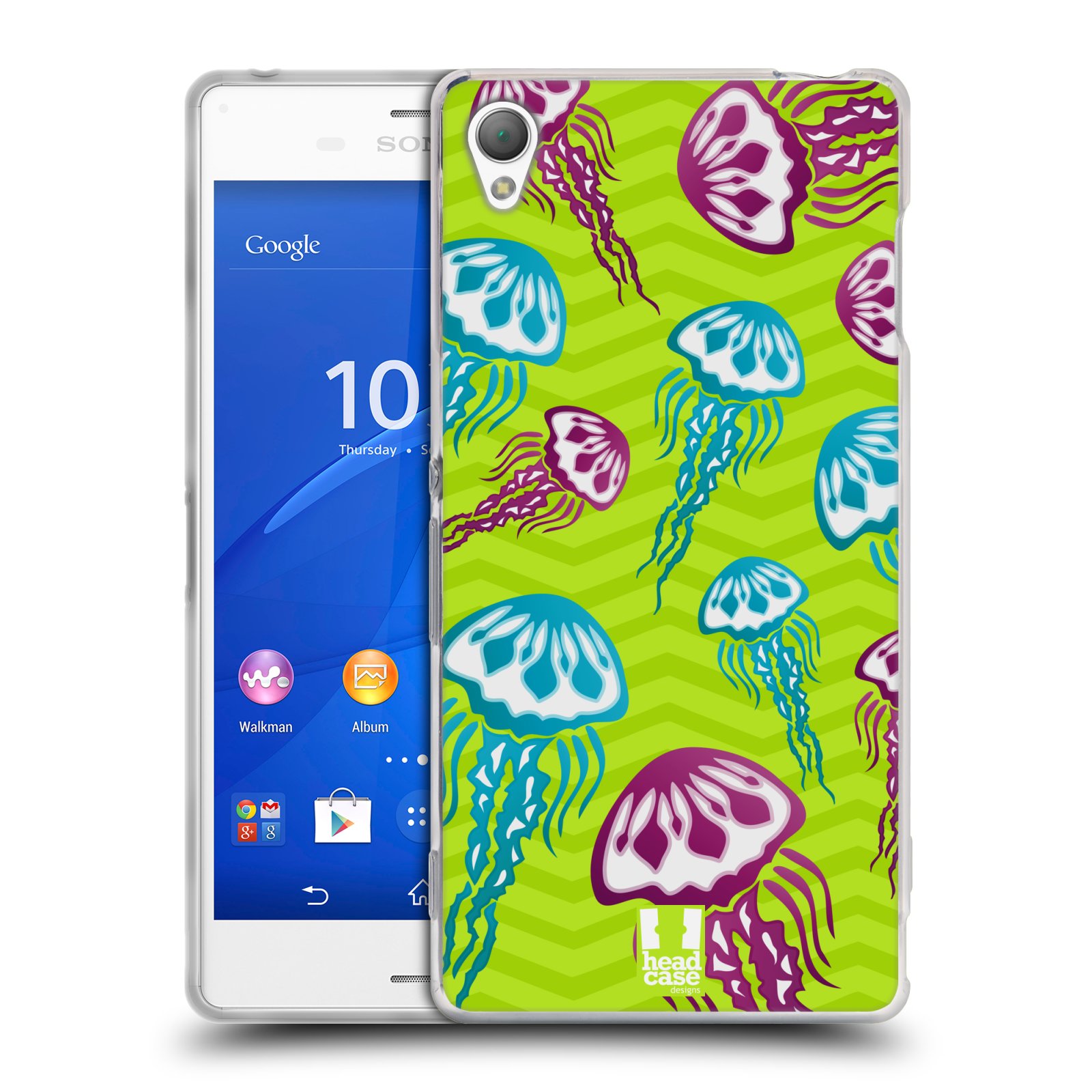 HEAD CASE silikonový obal na mobil Sony Xperia Z3 vzor mořský živočich medůza