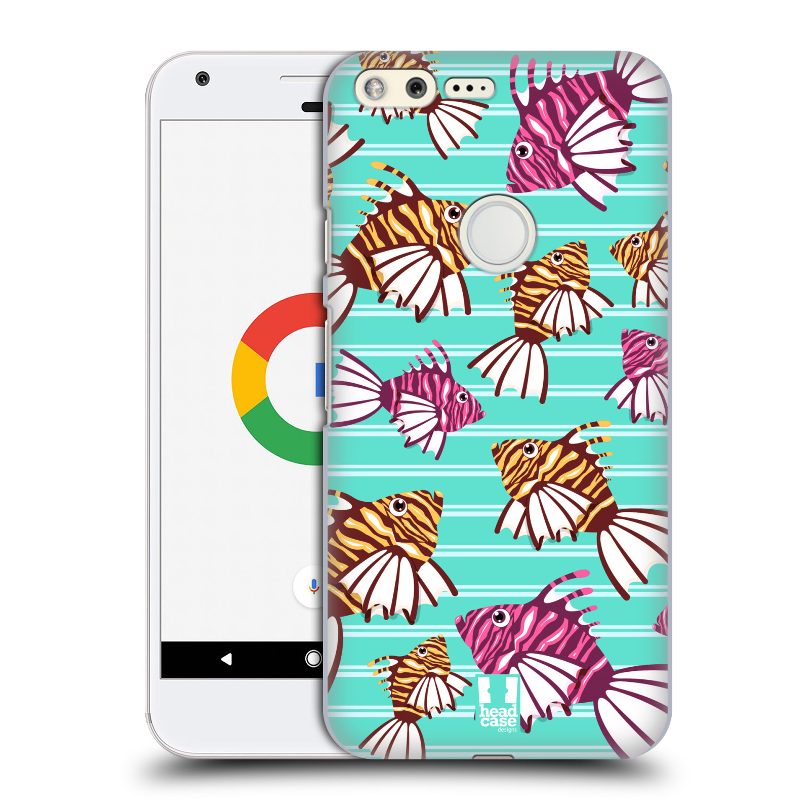 HEAD CASE plastový obal na mobil GOOGLE Pixel vzor mořský živočich ryba