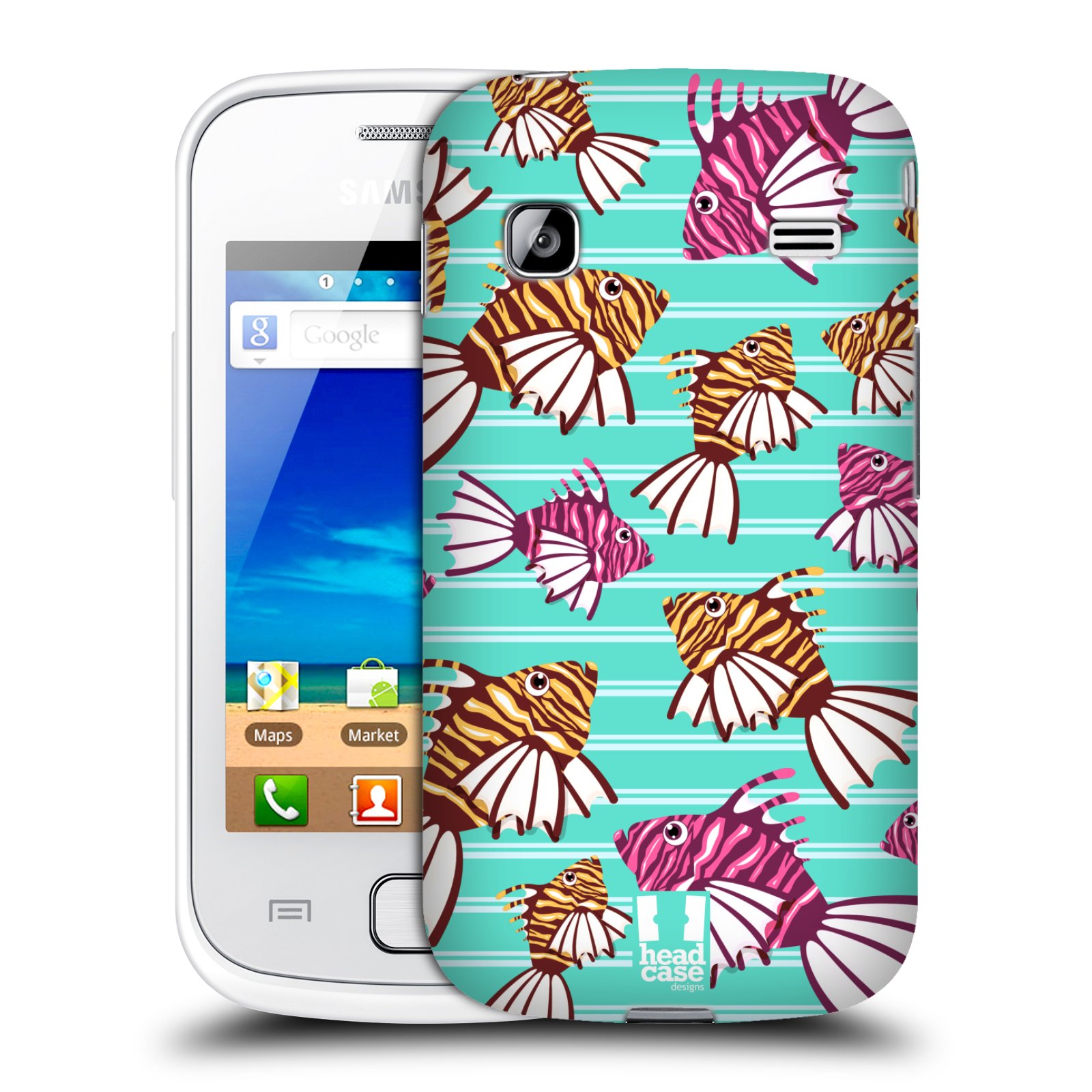 HEAD CASE plastový obal na mobil SAMSUNG GALAXY GIO (S5660) vzor mořský živočich ryba