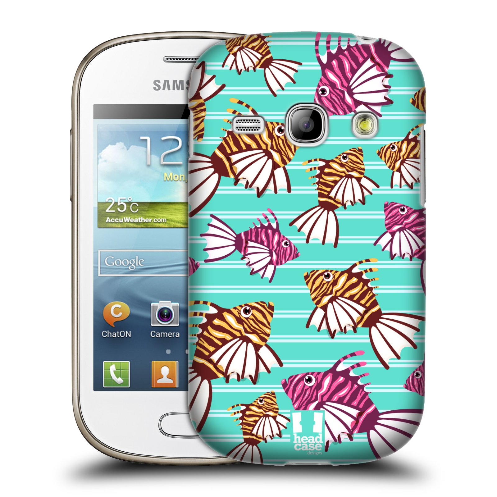 HEAD CASE plastový obal na mobil SAMSUNG GALAXY FAME (S6810) vzor mořský živočich ryba