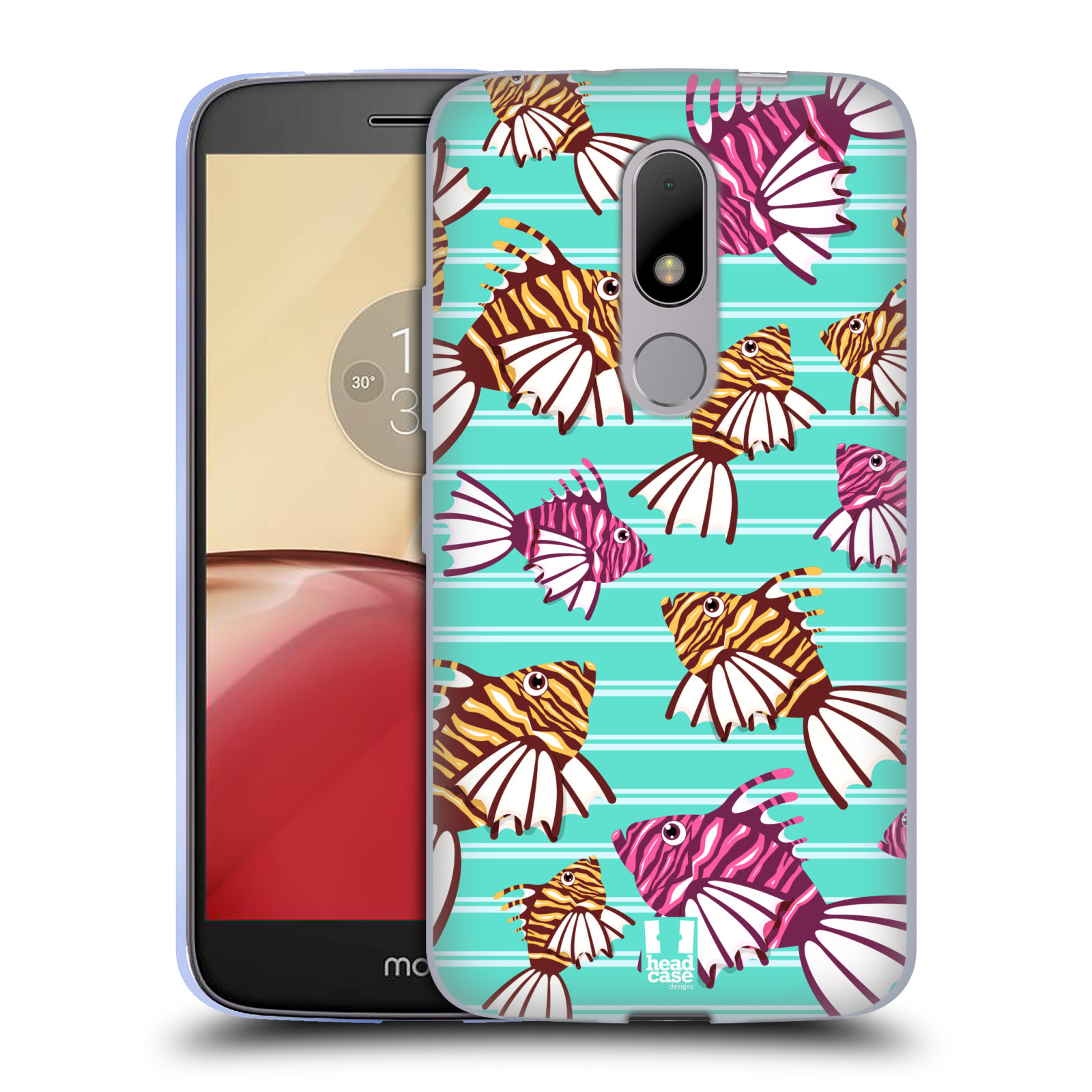 HEAD CASE silikonový obal na mobil Lenovo Moto M vzor mořský živočich ryba