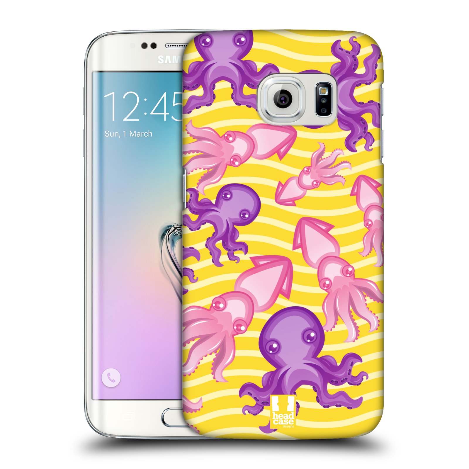 HEAD CASE plastový obal na mobil SAMSUNG Galaxy S6 EDGE (G9250, G925, G925F) vzor mořský živočich chobotnice